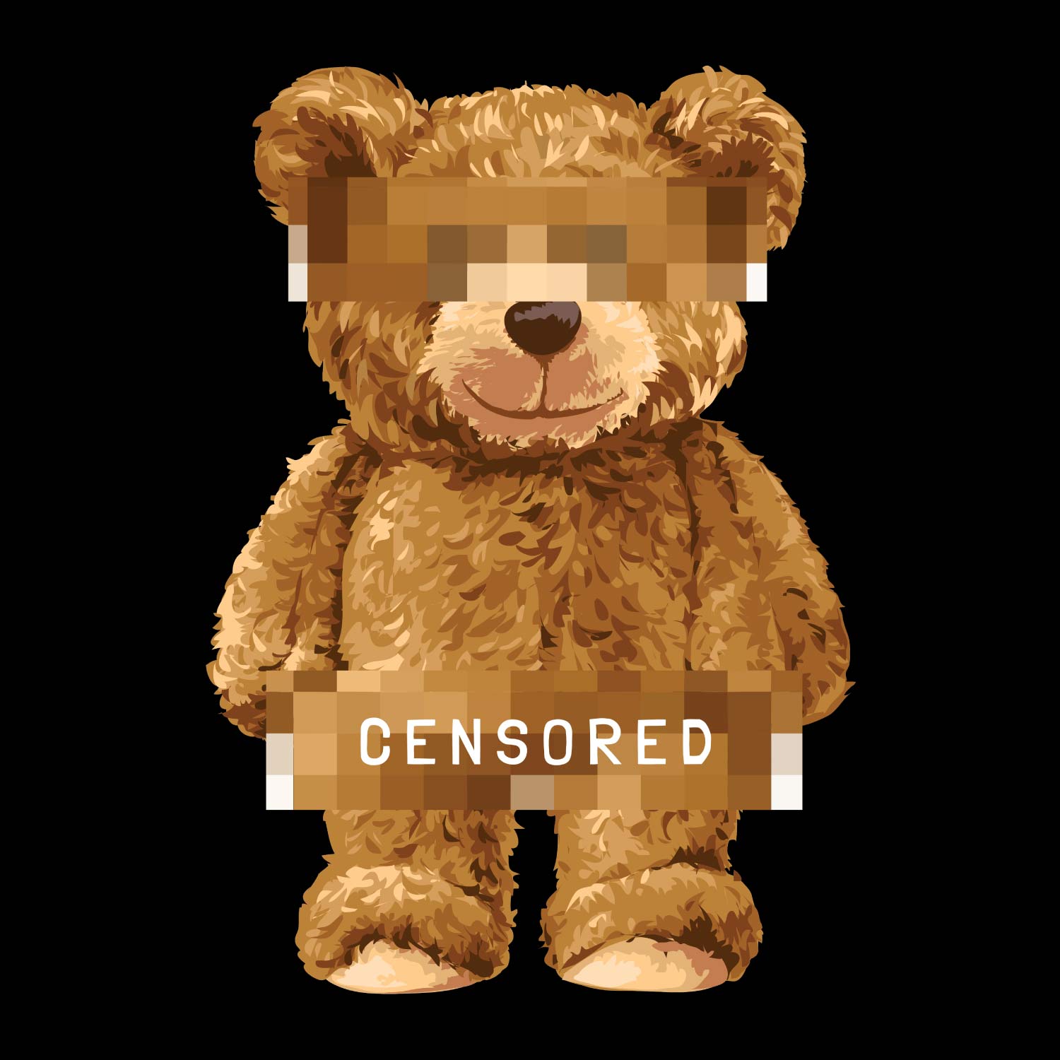 Censored Back Print T-Shirt – Tantra Original Brand Since 1997 – Unisex Cotton Tee – Casual Everyday Wear - Shipping Globally!