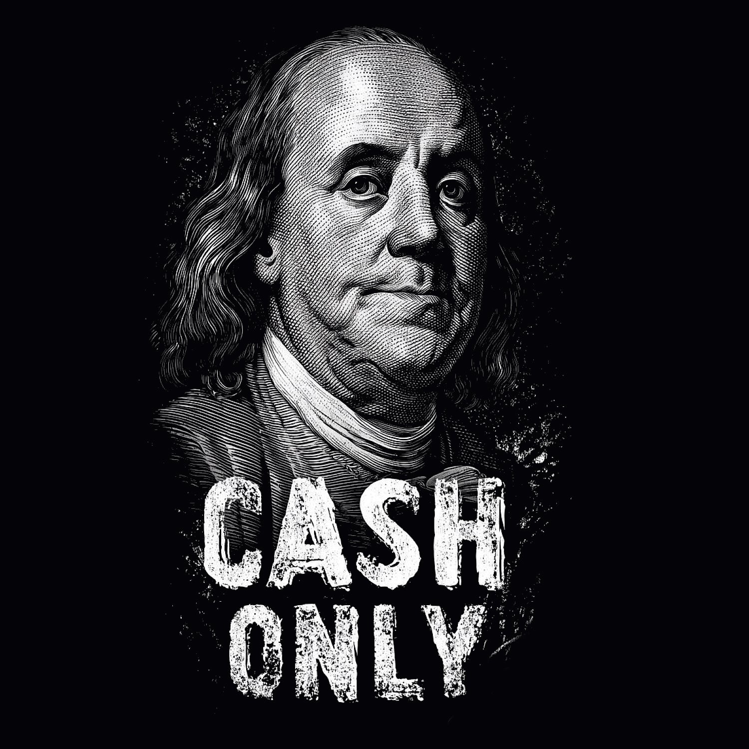 Tantra Cash Only Graphic Cotton Unisex T-Shirt Everyday Casual Wear Original Since 1997 Shipping Globally