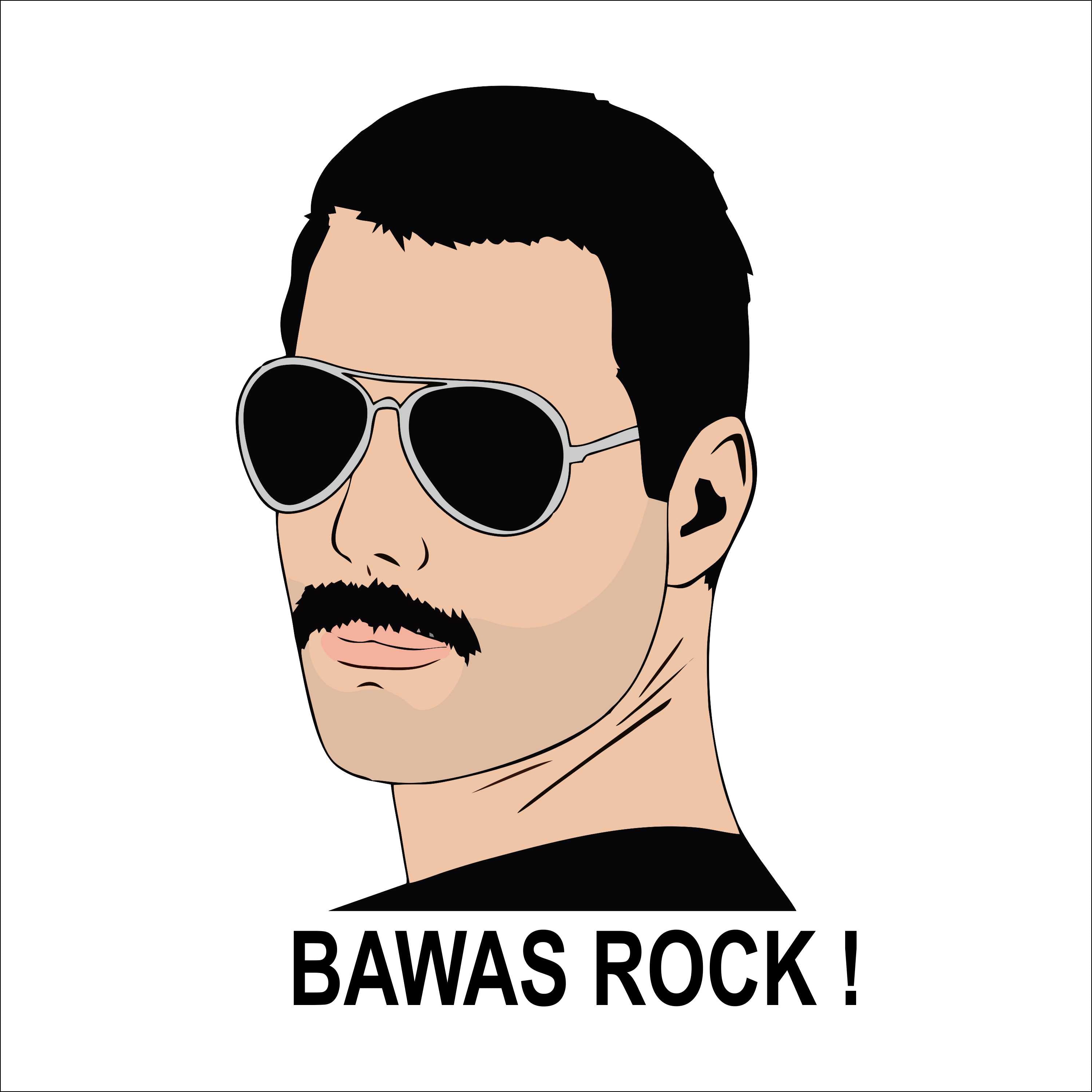 Bawas Rock – Tantra Original Brand Since 1997 – Unisex Cotton Tee – Bold Statement Graphic Everyday Wear - Shipping Globally!