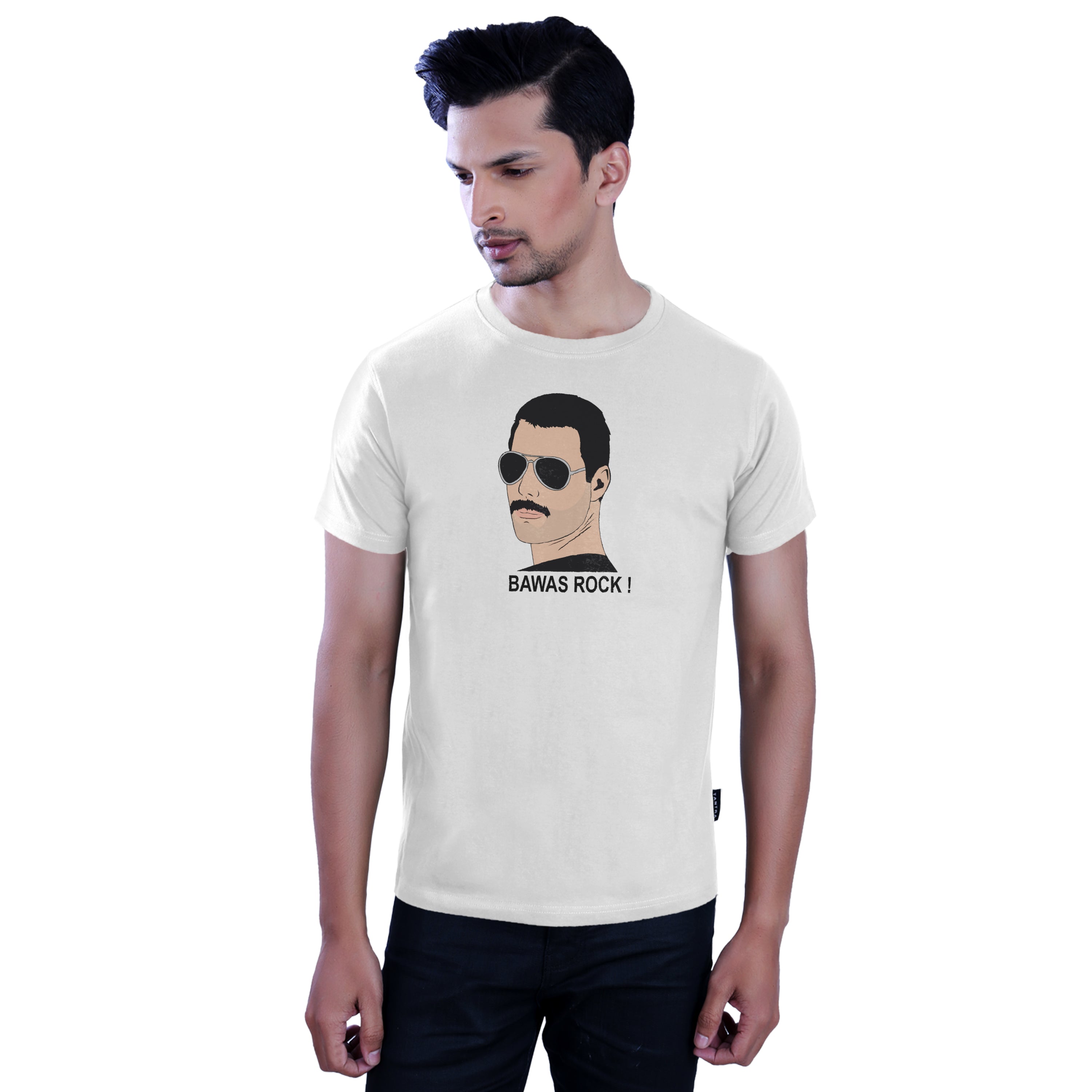 Bawas Rock – Tantra Original Brand Since 1997 – Unisex Cotton Tee – Bold Statement Graphic Everyday Wear - Shipping Globally!
