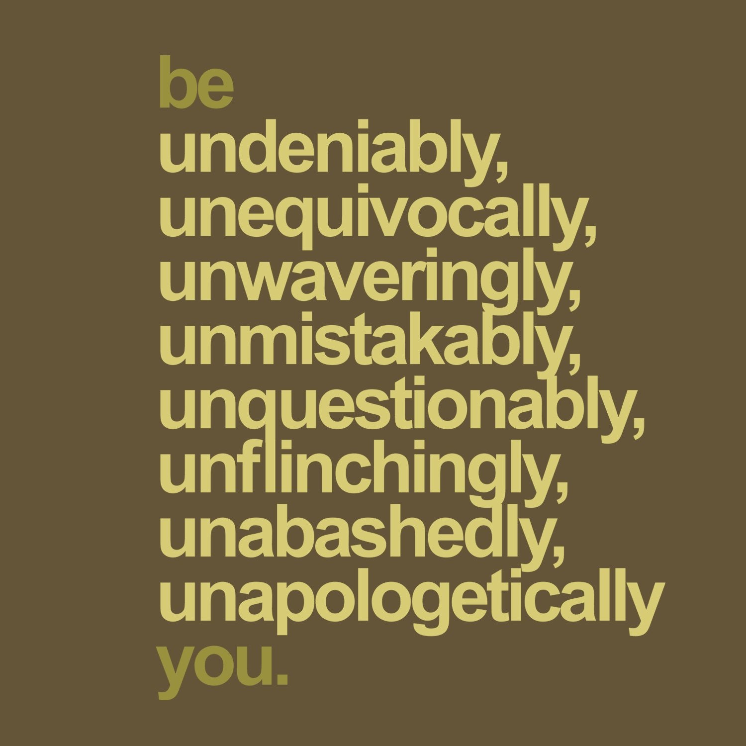 Be You - Shipping Globally!