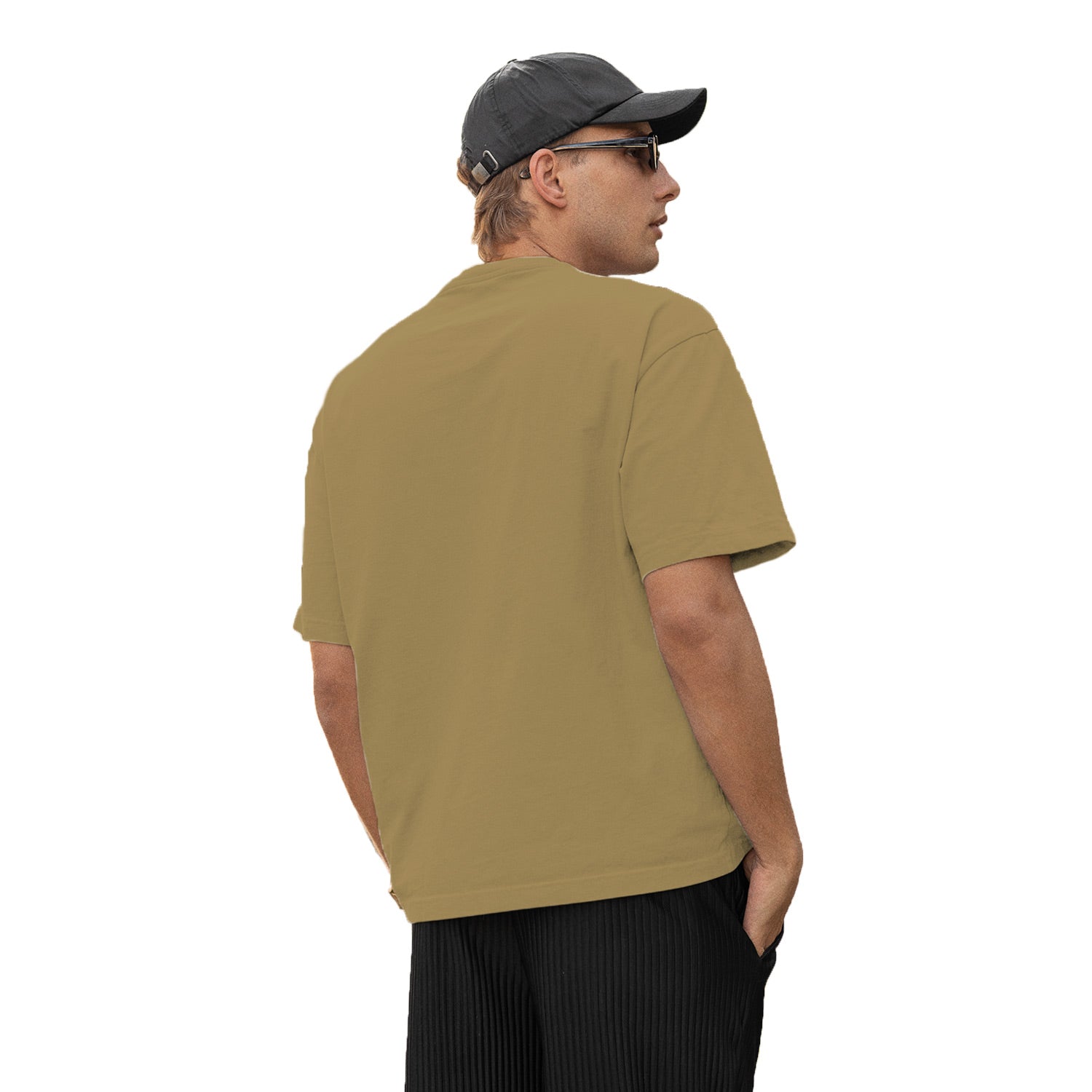Pack of 2 Beige Plain Oversize Tees – Tantra Original Brand Since 1997 – Unisex Cotton Combo – Everyday Essentials - Shipping Globally!