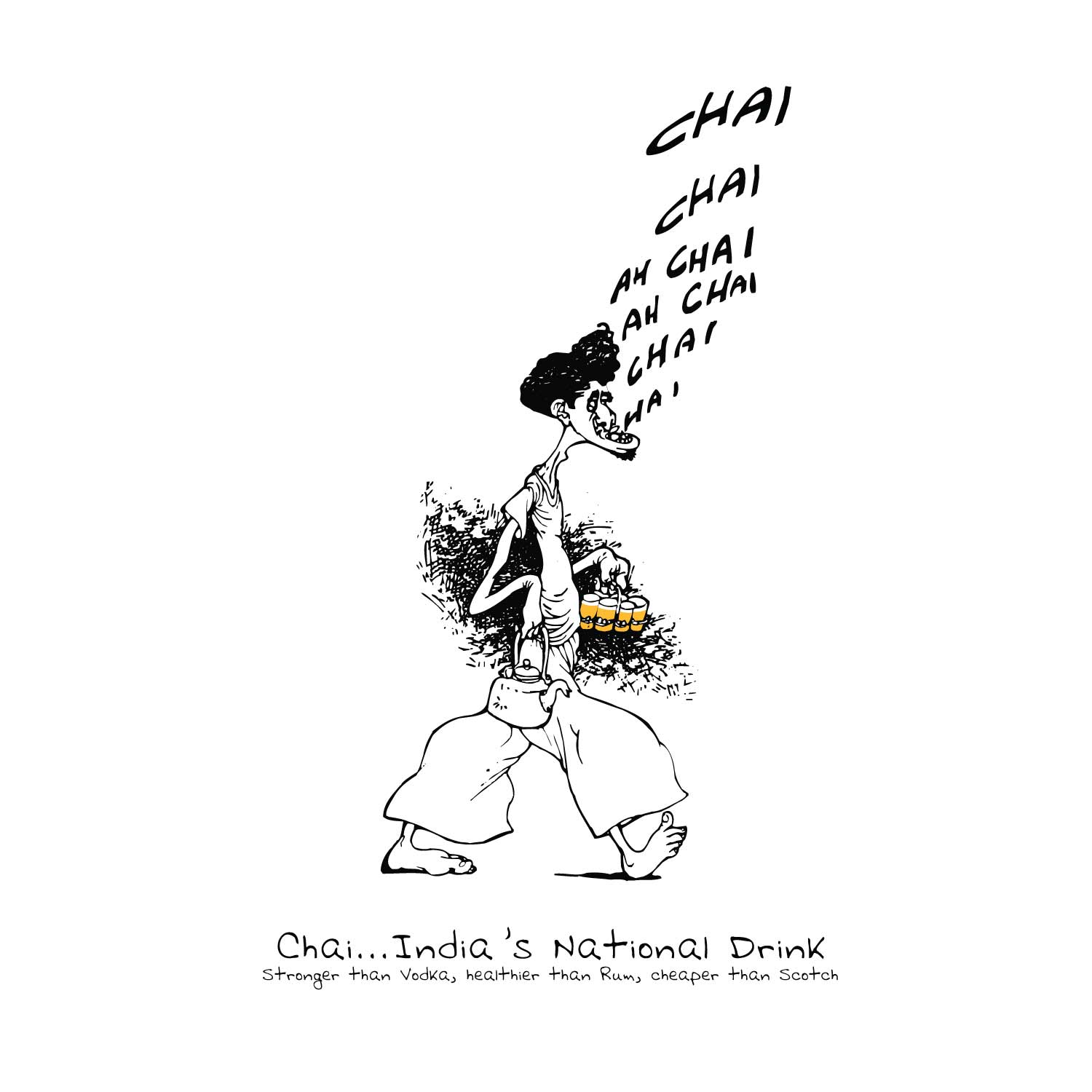 Chai Chai – Tantra Original Brand Since 1997 – Unisex Cotton Tee Everyday Wear - Shipping Globally!