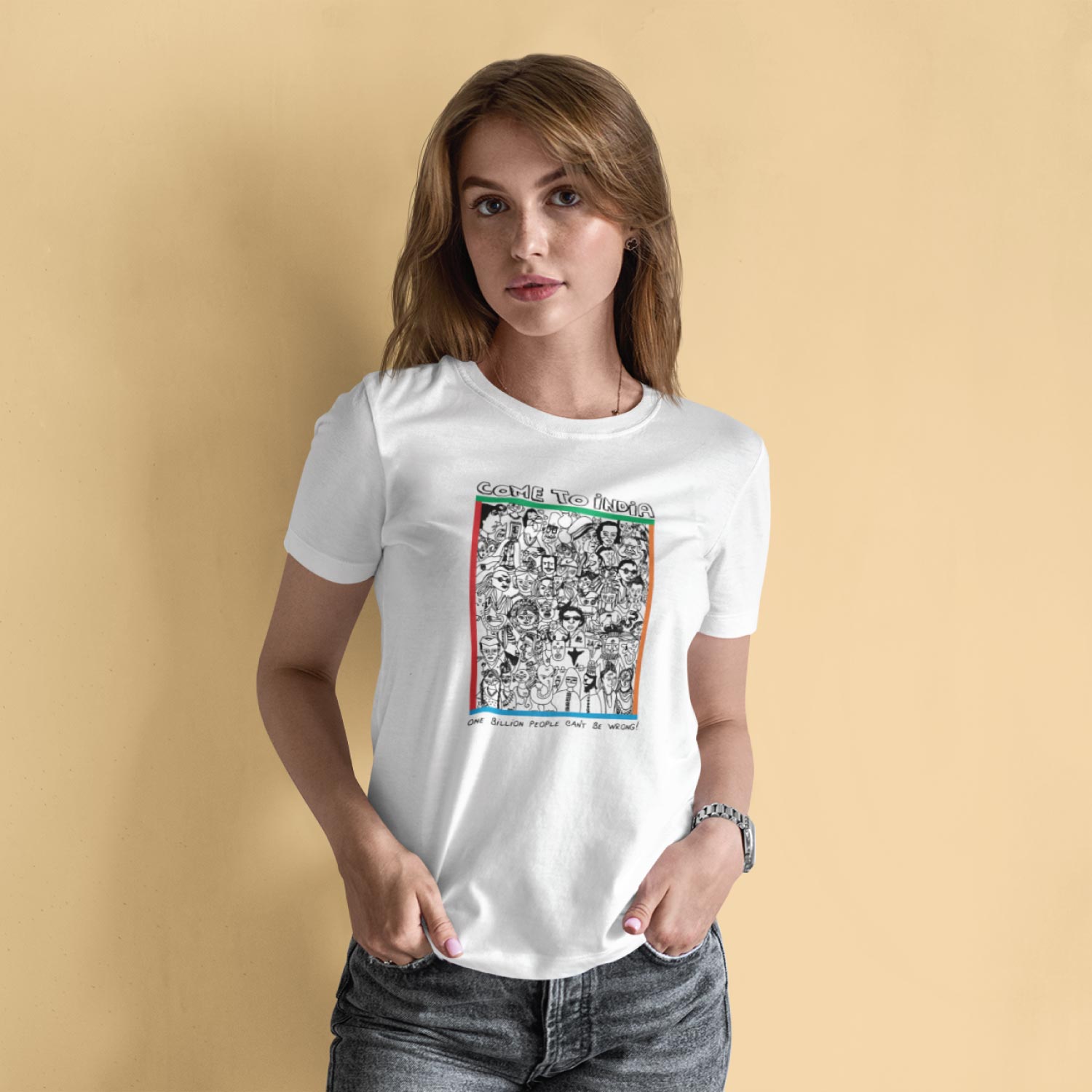 Come To India Women's Tee  – Tantra Original Brand Since 1997 –   Shipping Globally!