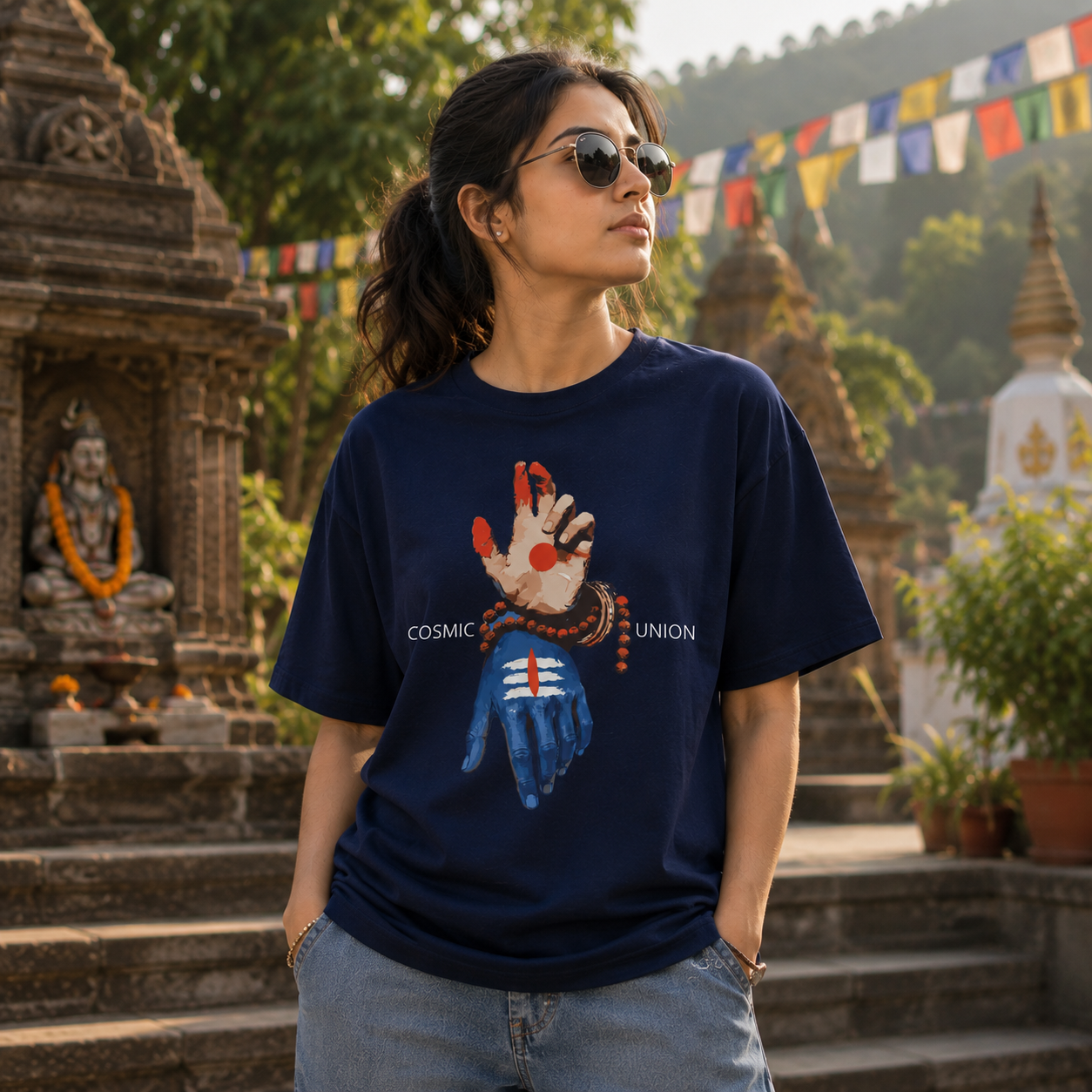 Cosmic Union 100% Cotton Women's T-Shirt Everyday Casual Wear Original Since 1997 Shipping Globally