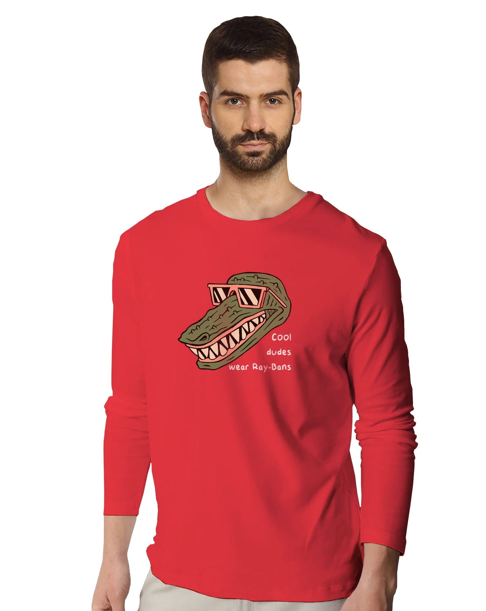 Cool Dude (Full Sleeves) - Mens T-shirts - Shipping Globally!