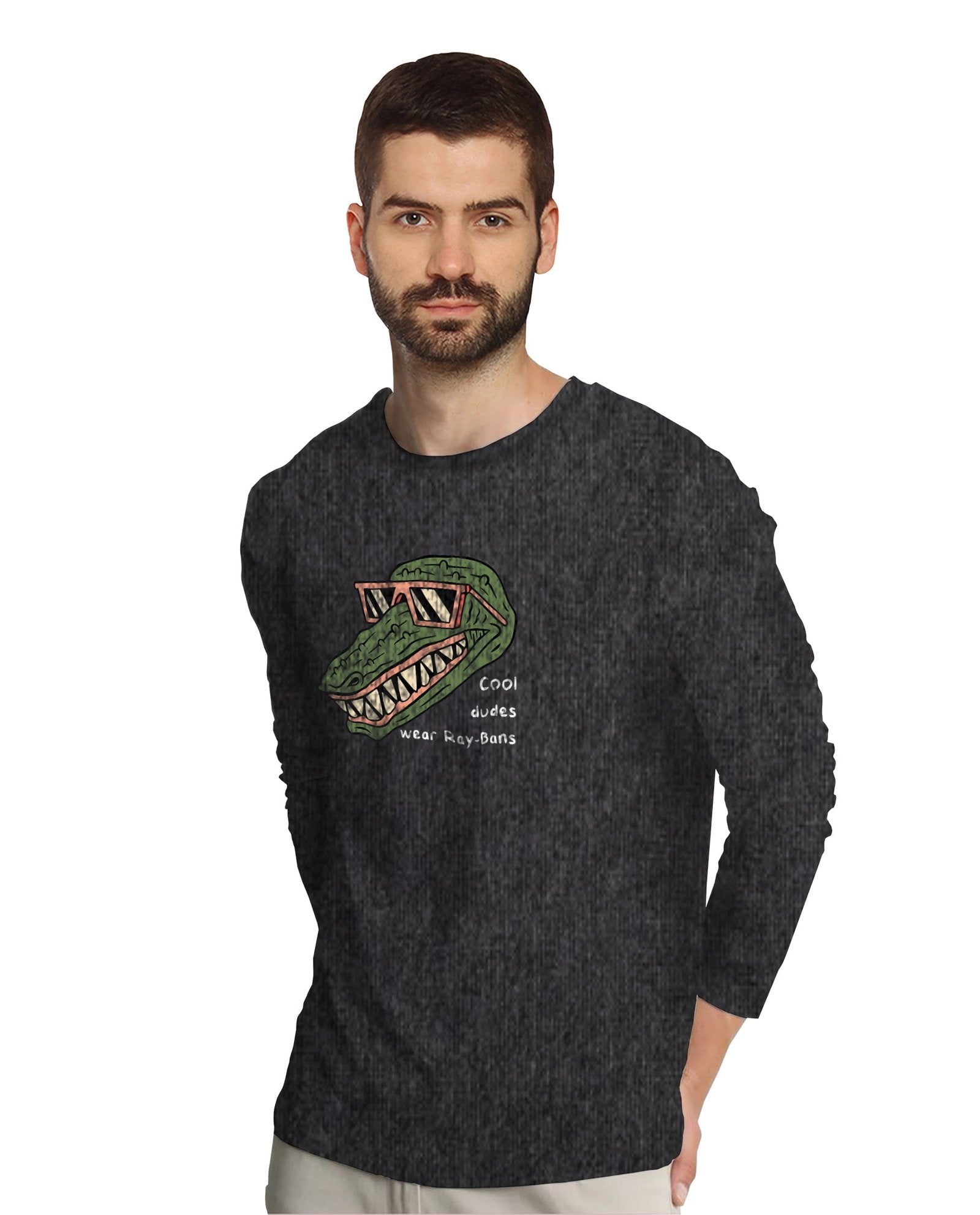 Cool Dude (Full Sleeves) - Mens T-shirts - Shipping Globally!