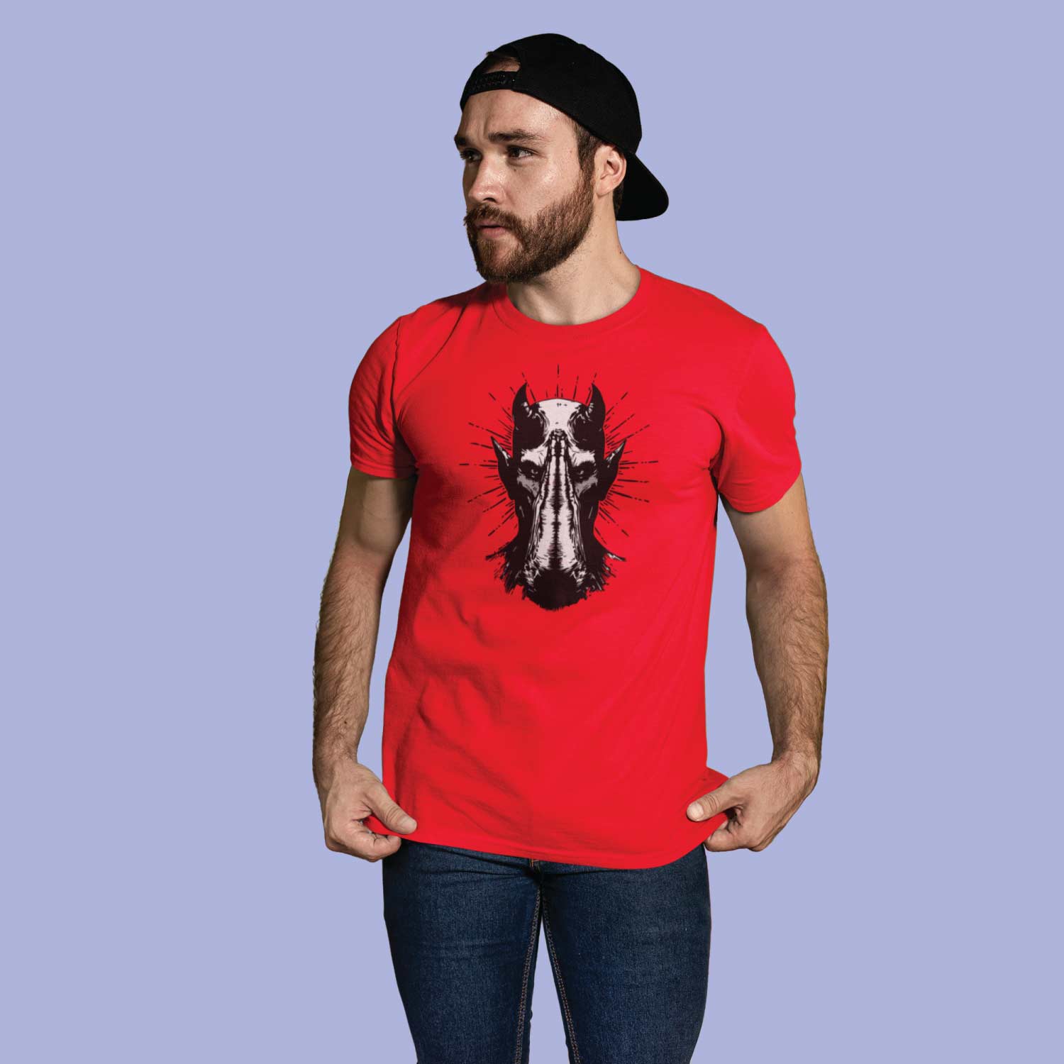 Devil Hand – Tantra Original Brand Since 1997 – Unisex Graphic Cotton Tee – Edgy Occult-Inspired wear - Shipping Globally!