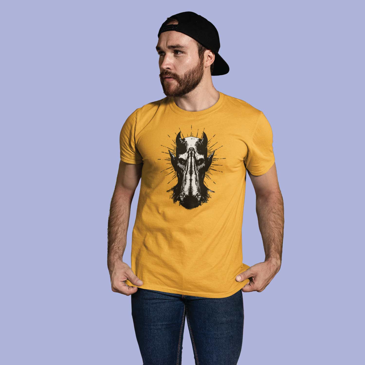 Devil Hand – Tantra Original Brand Since 1997 – Unisex Graphic Cotton Tee – Edgy Occult-Inspired wear - Shipping Globally!