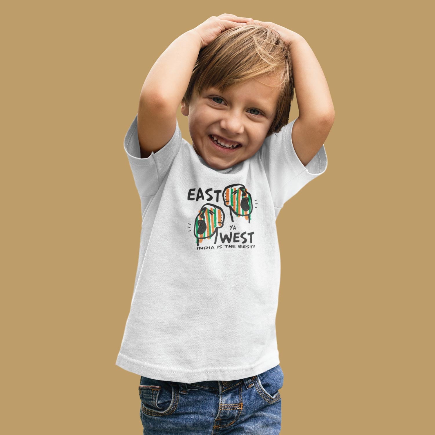 East West Kids Cotton Tee Everyday Wear – Tantra Original Since 1997 – Shipping Globally!