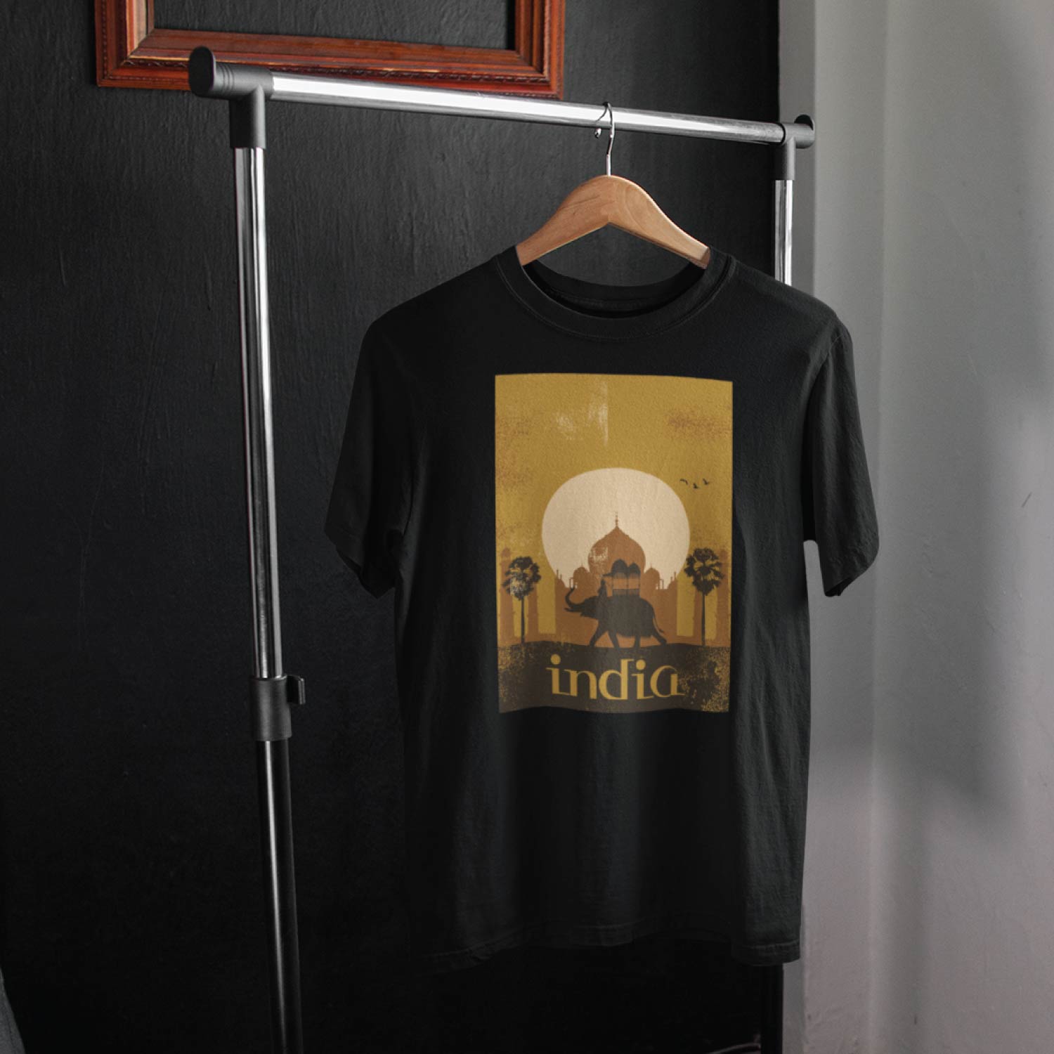 Elephant Taj – Tantra Original Brand Since 1997 – Unisex Cotton Tee Everyday Wear - Shipping Globally!