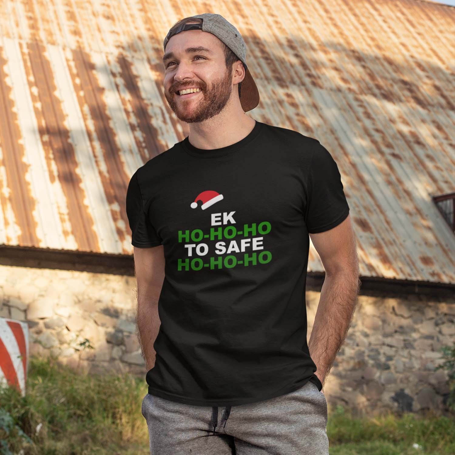Ek Ho Ho Ho - Mens Round Neck Printed Tshirt - Shipping Globally!