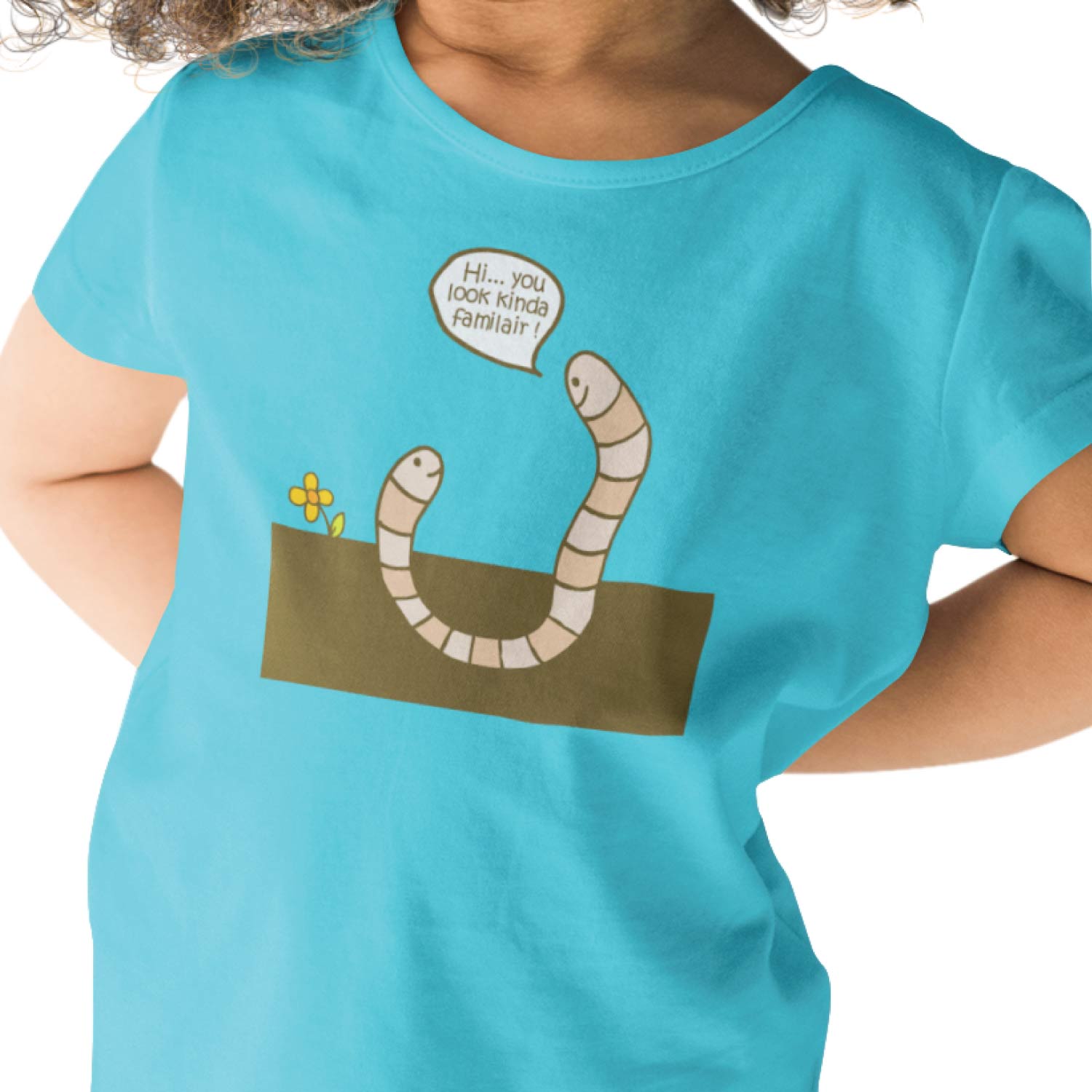 The Worm Kids Tee – Tantra Original Since 1997 – Kids Cotton Tee Everyday Wear – Shipping Globally!