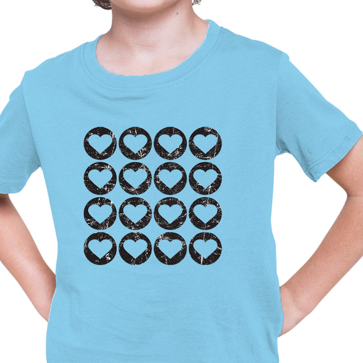 Tantra 16 Hearts Kids Cotton T-Shirt Everyday Casual Wear Original Since 1997 Shipping Globally
