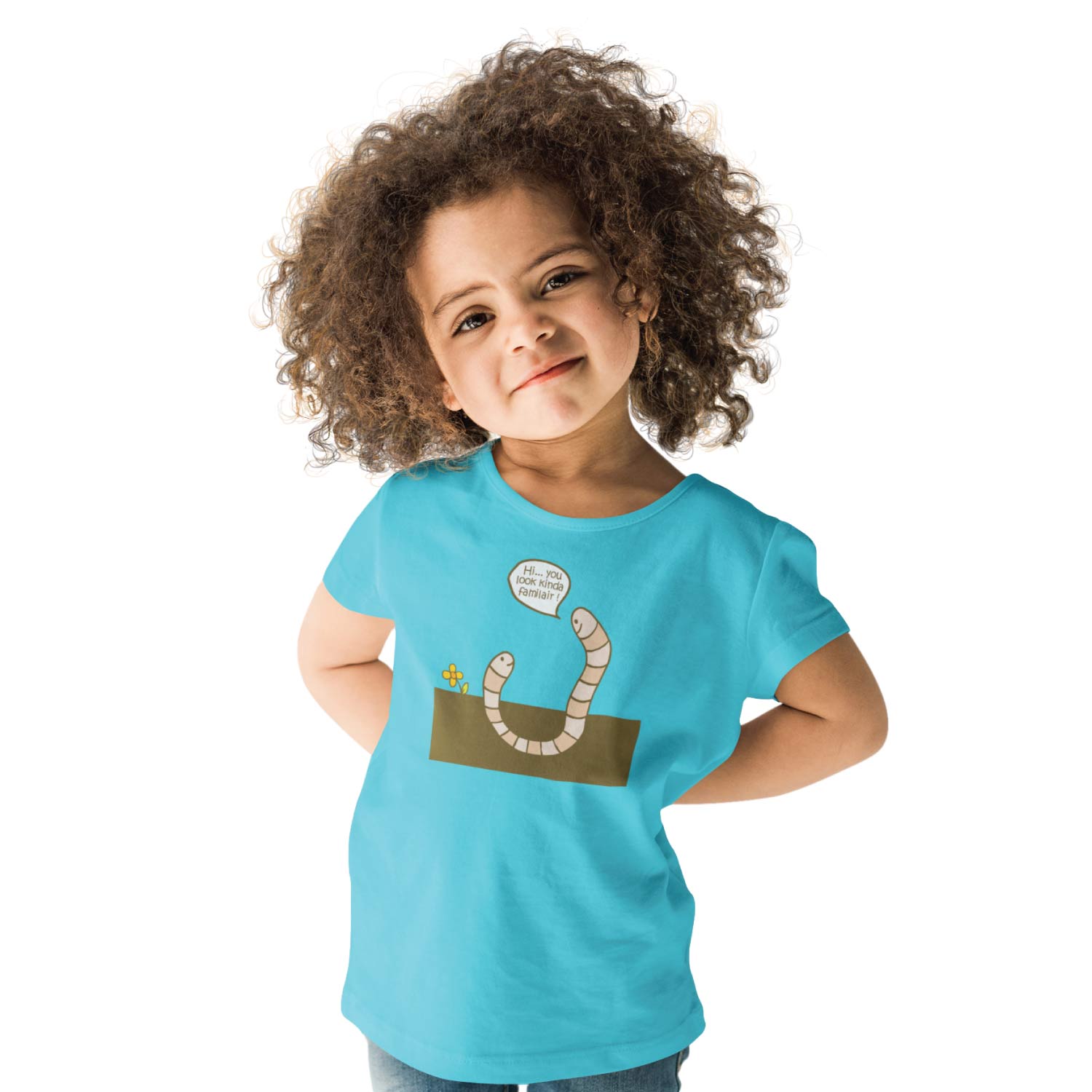 The Worm Kids Tee – Tantra Original Since 1997 – Kids Cotton Tee Everyday Wear – Shipping Globally!