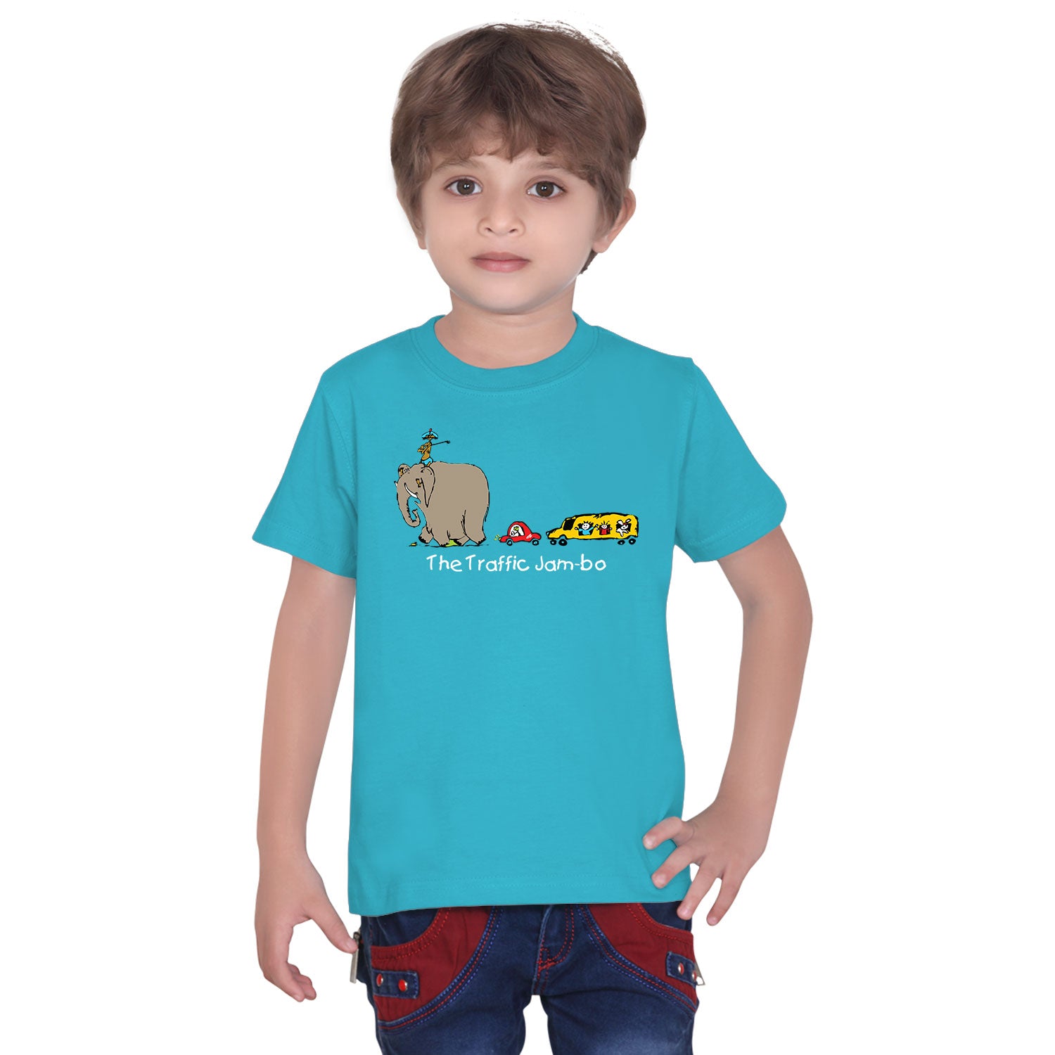 Jamboo - Tantra Original Brand Since 1997 - Unisex Graphic Cotton Elephant Print Tee - Shipping Globally!