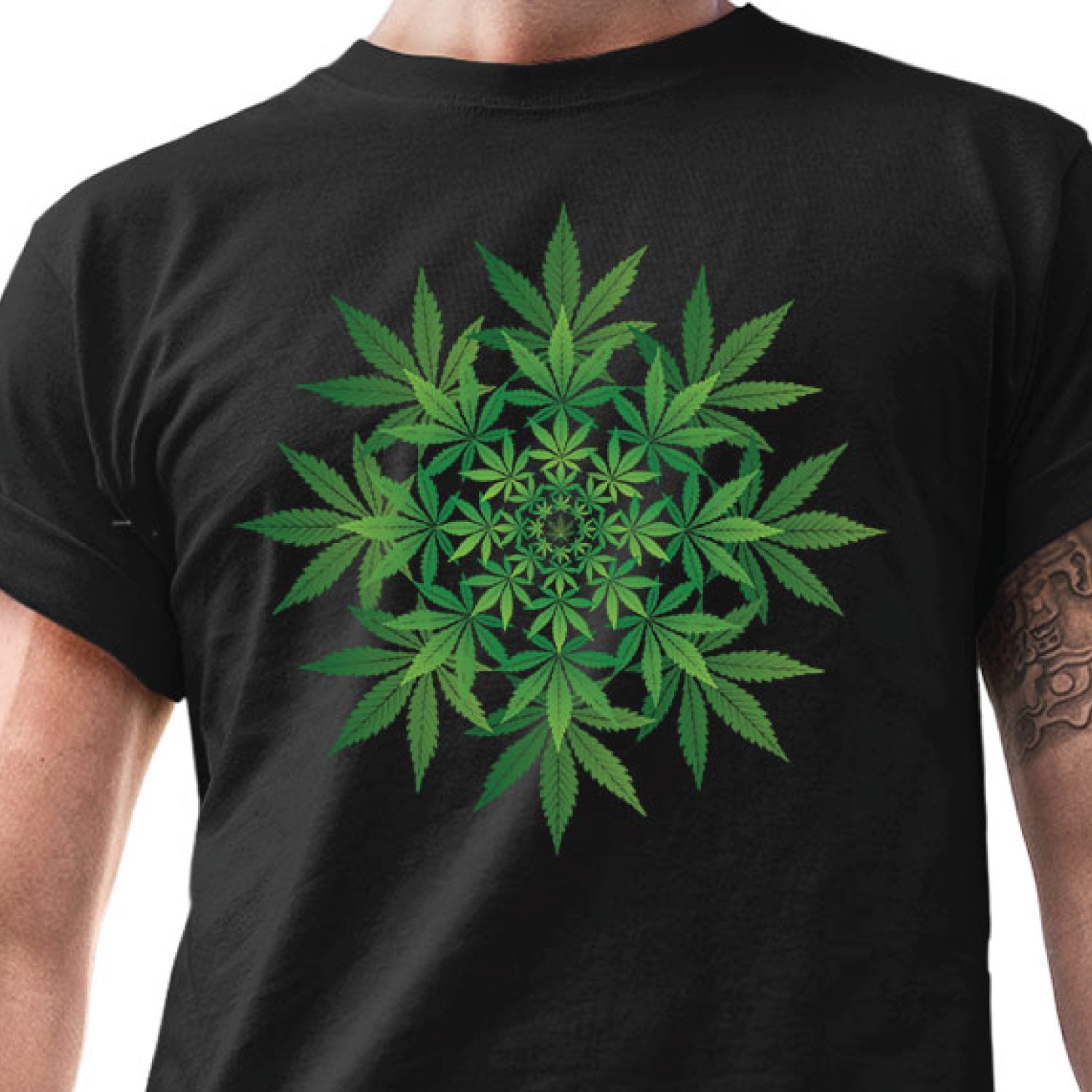 Tantra Mandala Herbs Cotton Unisex T-Shirt Everyday Casual Wear Original Since 1997 Shipping Globally
