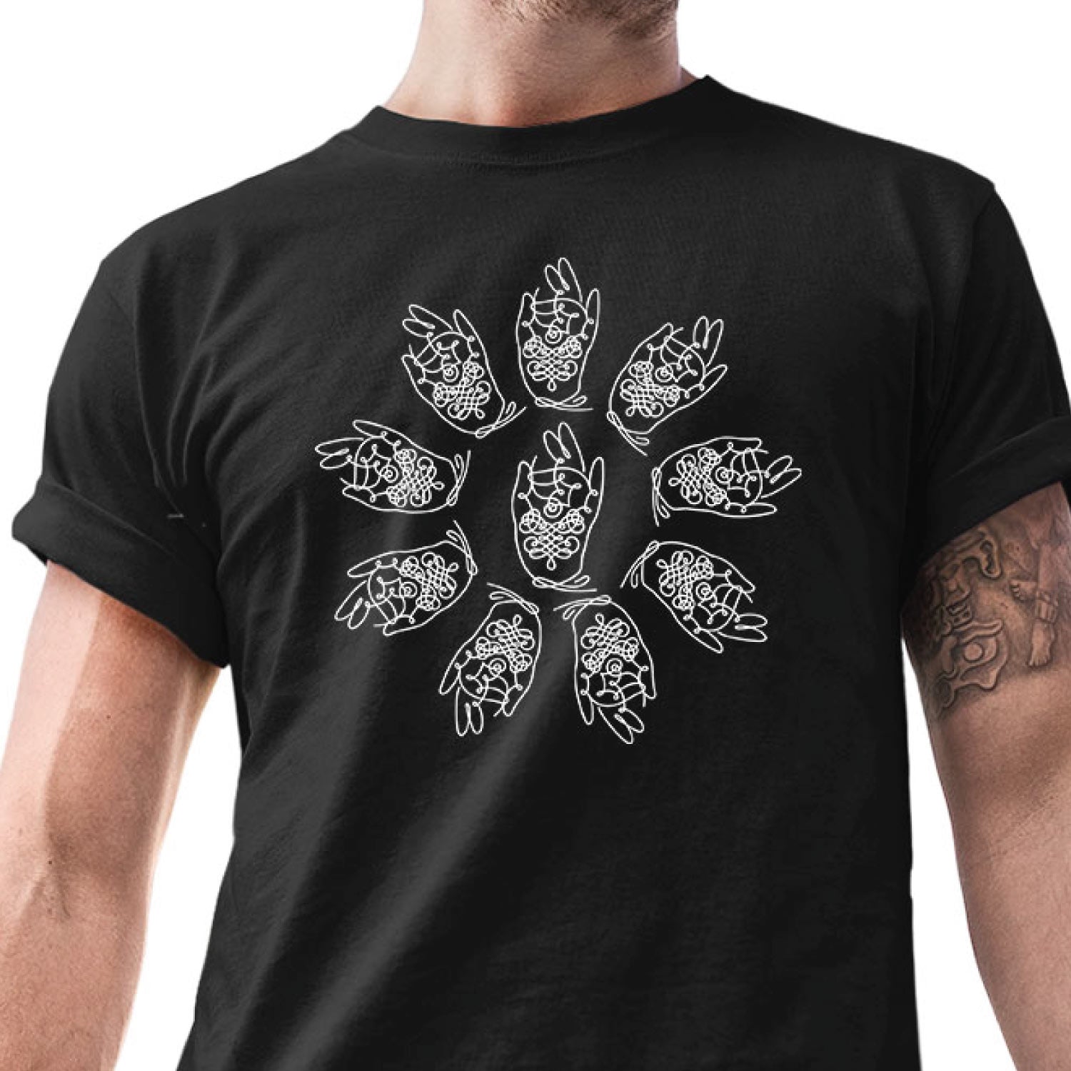 Mudra – Tantra Original Since 1997 – Unisex Cotton Tee Everyday Wear – Shipping Globally!