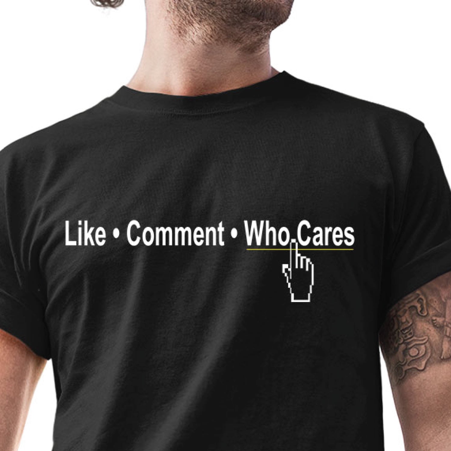 Who Cares – Tantra Original Since 1997 – Unisex Cotton Tee Everyday Wear – Shipping Globally!