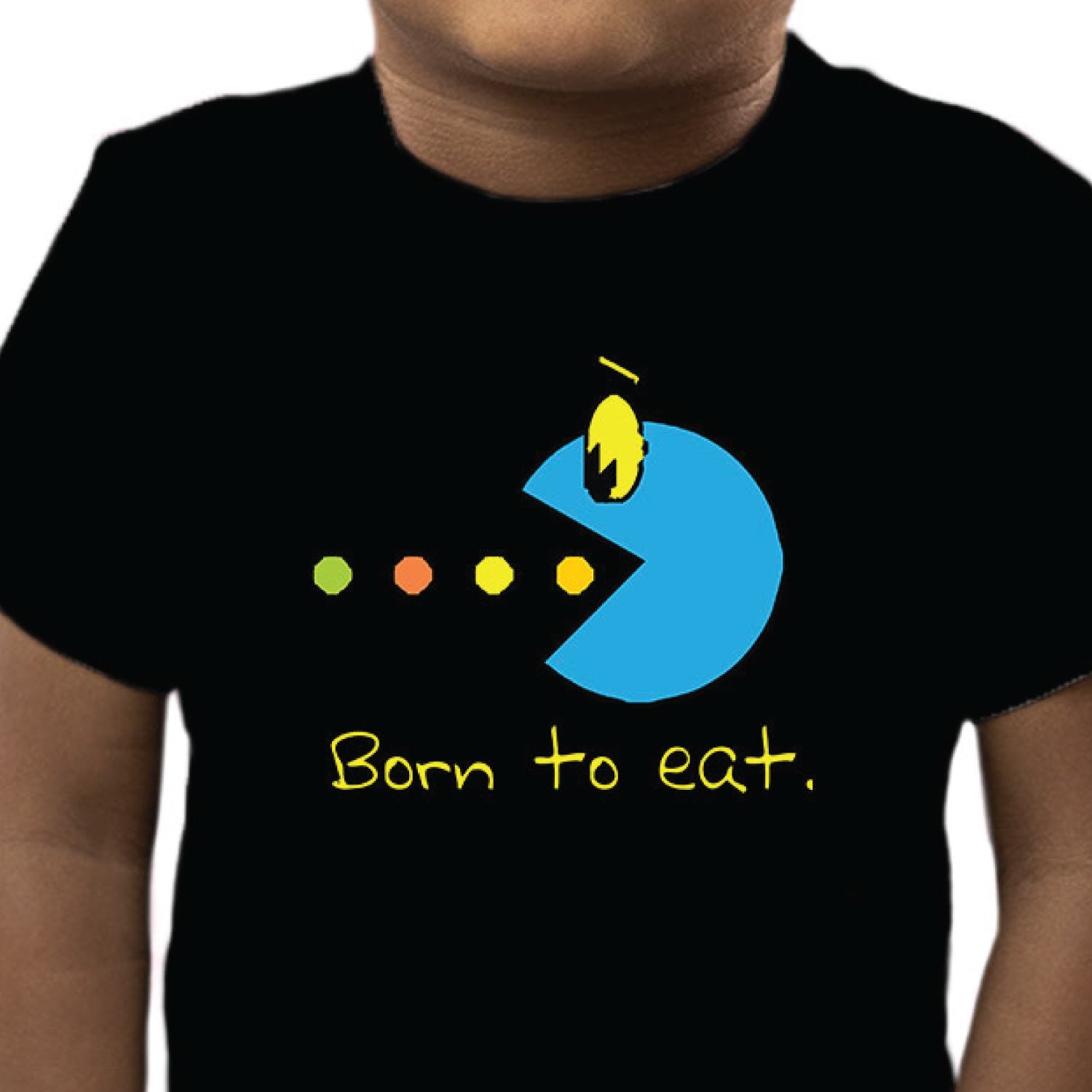 Born To Eat Kids Tee – Tantra Original Since 1997 – Cotton Tee Everyday Wear – Shipping Globally!