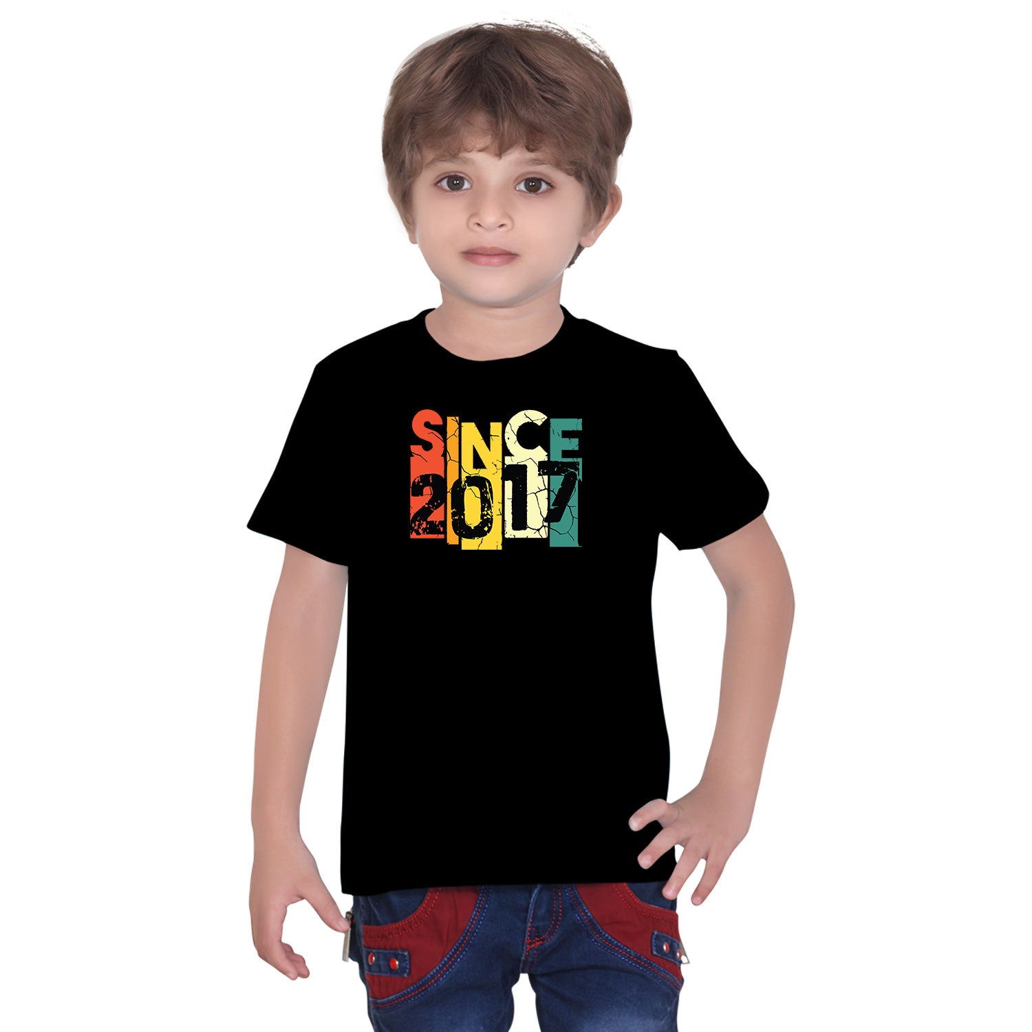Tantra Since 2013-23 Kids Birthday Graphic Cotton T-shirt Original Brand Since 1997 Shipping Globally