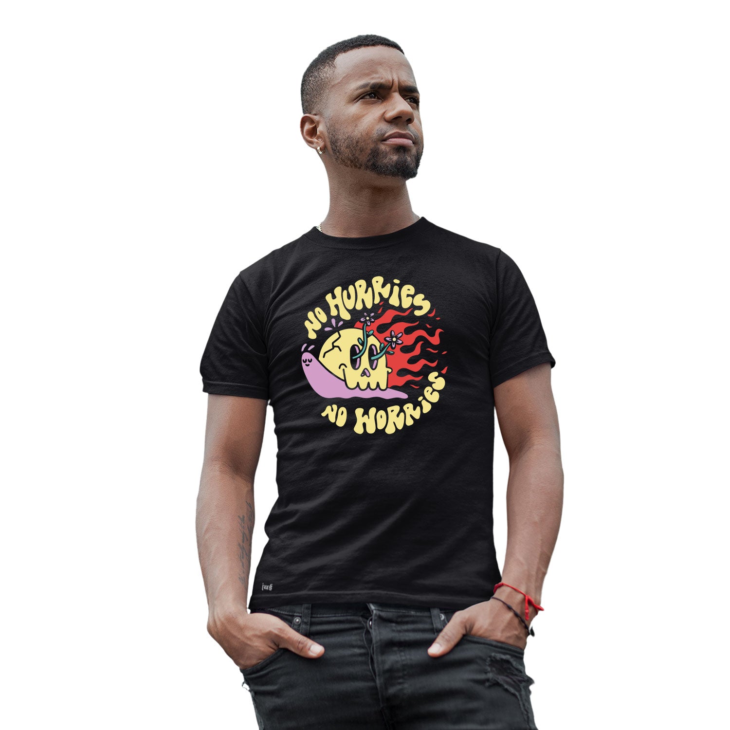 No Hurries – Tantra Original Brand Since 1997 – Unisex Cotton Tee Everyday Wear – Shipping Globally!
