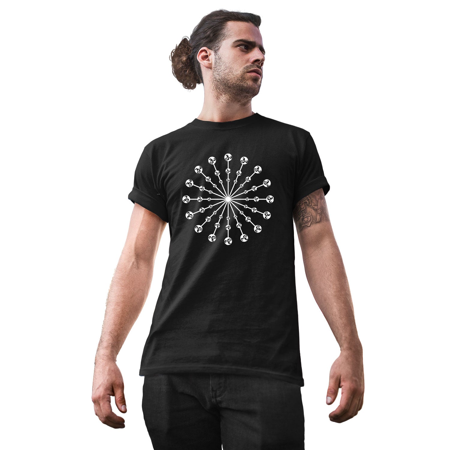 Radial Om – Tantra Original Since 1997 – Unisex Cotton Tee Everyday Wear – Shipping Globally!