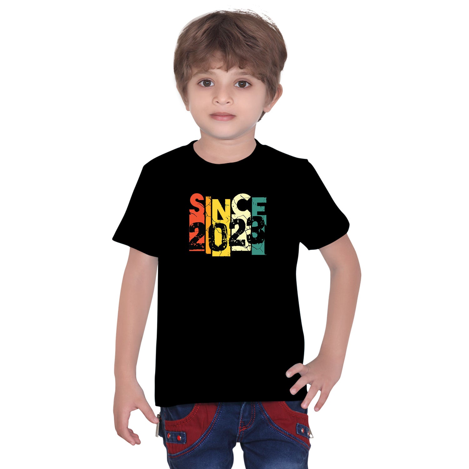Tantra Since 2013-23 Kids Birthday Graphic Cotton T-shirt Original Brand Since 1997 Shipping Globally