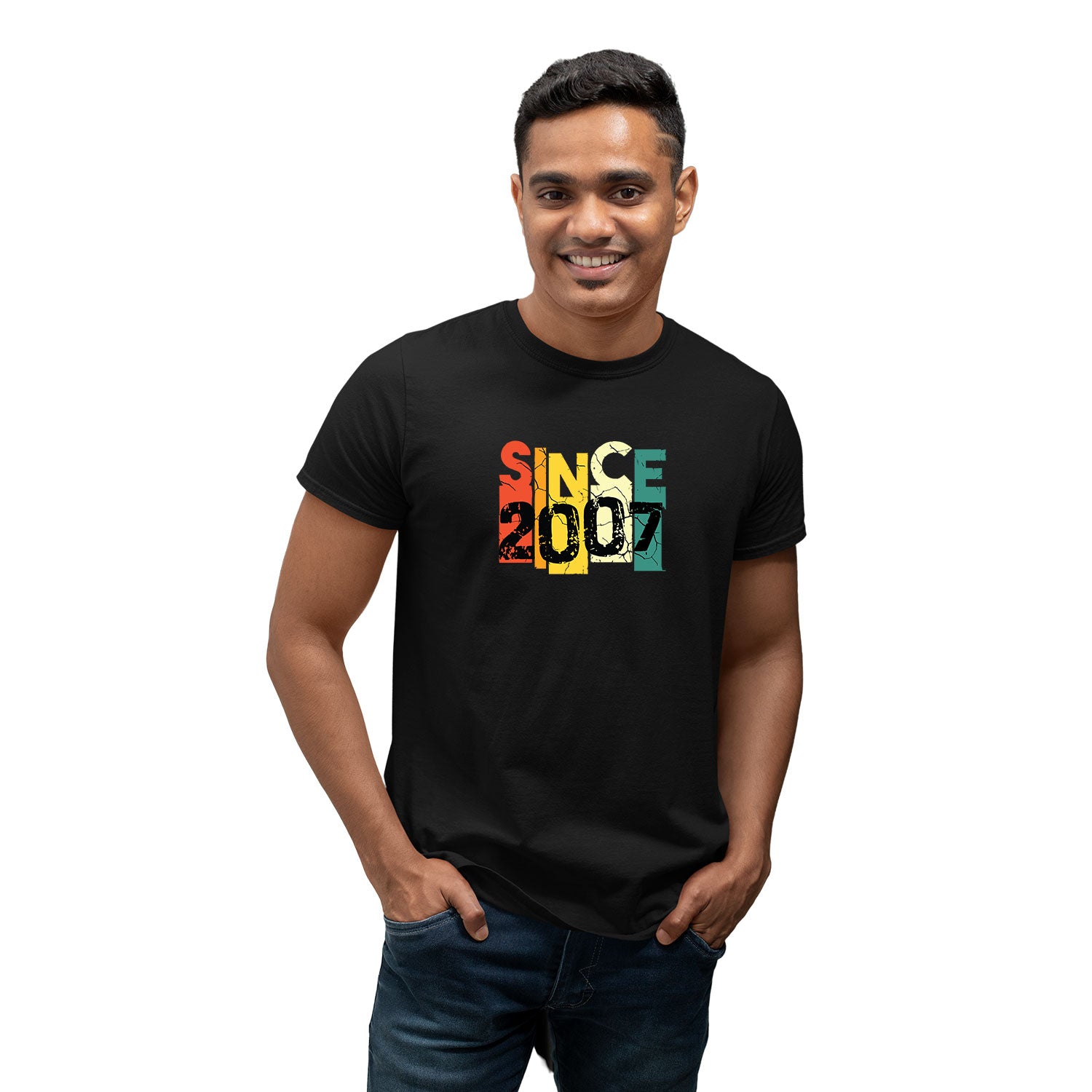 Tantra Since 2007 Unisex Cotton T-Shirt Everyday Casual Wear Original Since 1997 Shipping Globally