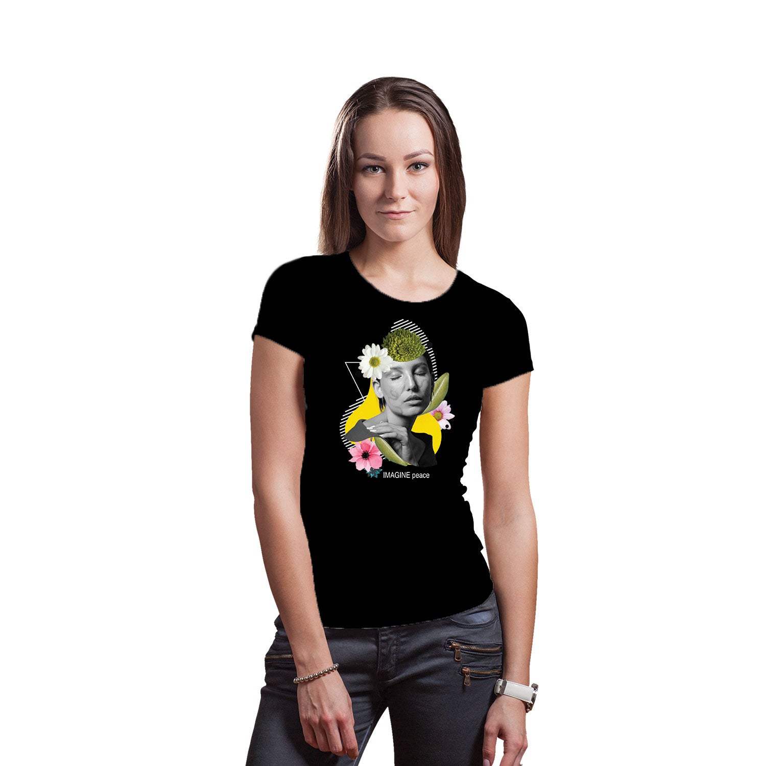 Imagine Peace Women’s Tee – Tantra Original Since 1997 Everyday Wear – Shipping Globally!