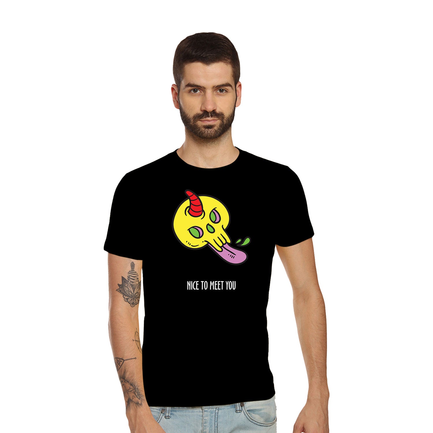 Nice to Meet You Tantra Original Since 1997 – Unisex Cotton Tee Casual Wear – Shipping Globally!