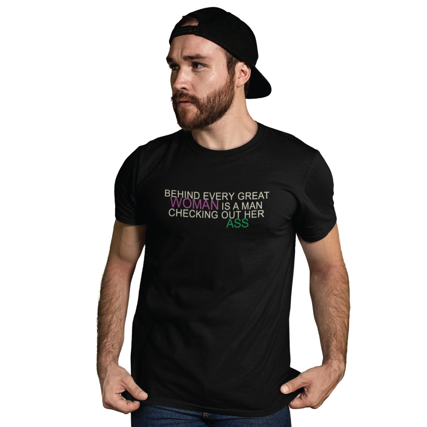 Her Ass – Tantra Original Since 1997 – Unisex Cotton Tee Everyday Wear – Shipping Globally!