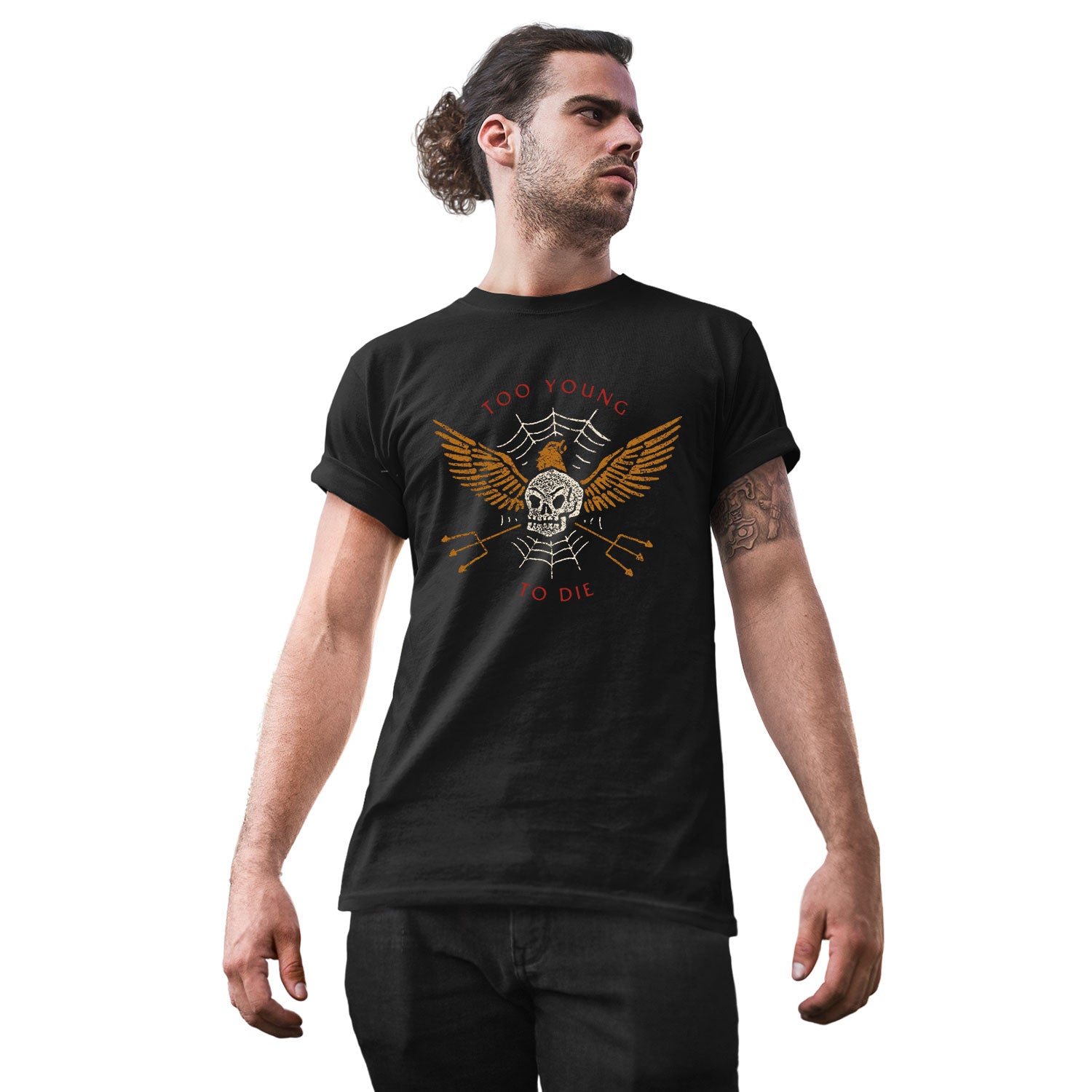 Eagle Skull – Tantra Original Since 1997 – Unisex Cotton Tee Everyday Wear – Shipping Globally!
