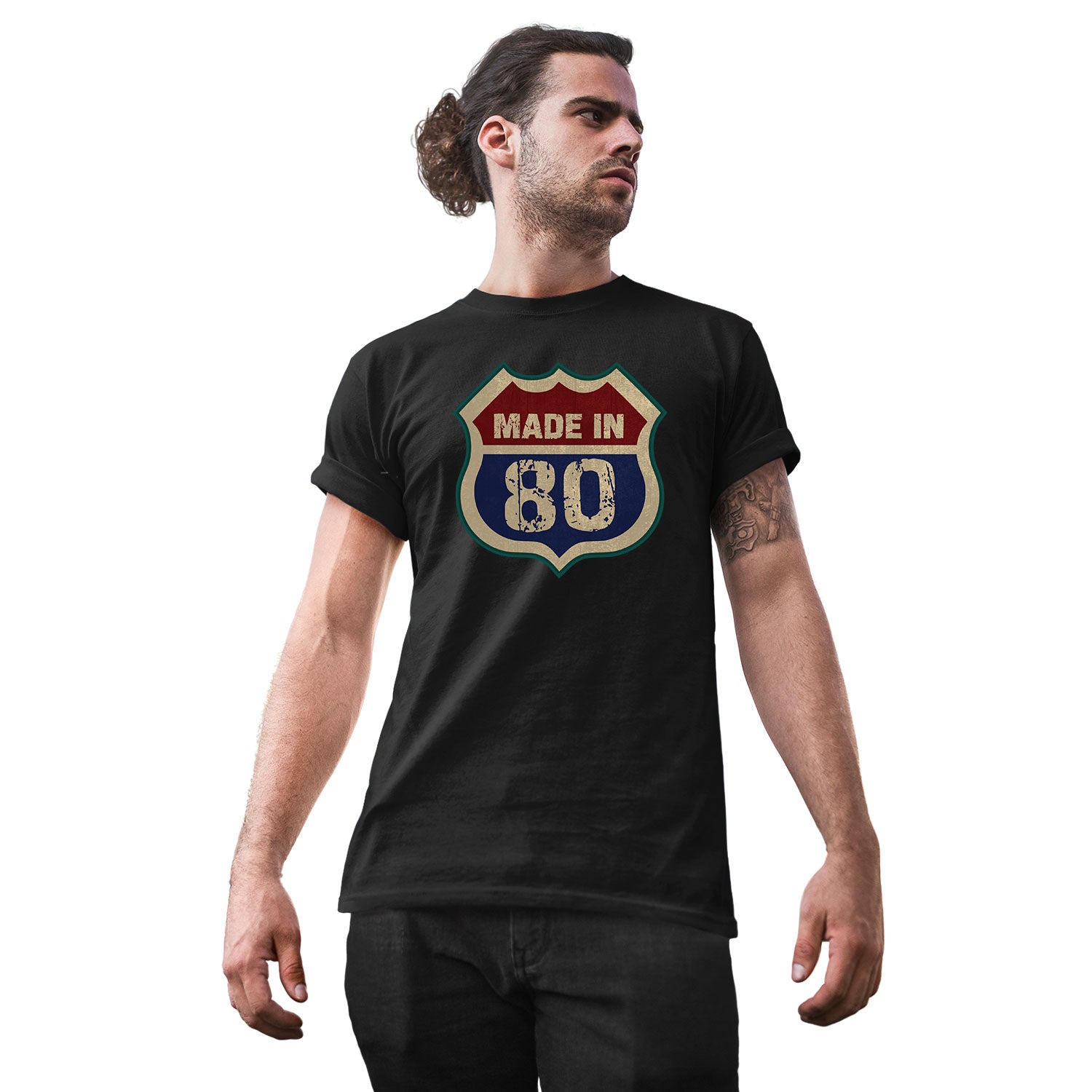 Made in 80 – Tantra Original Since 1997 – Unisex Cotton Tee Everyday Wear – Shipping Globally!