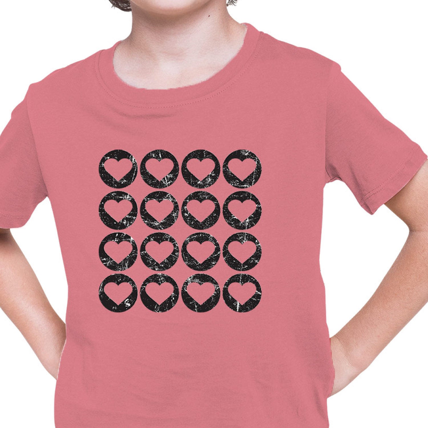 Tantra 16 Hearts Kids Cotton T-Shirt Everyday Casual Wear Original Since 1997 Shipping Globally