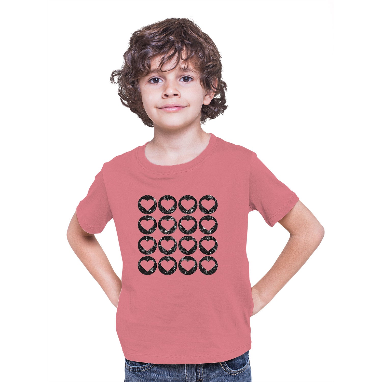 Tantra 16 Hearts Kids Cotton T-Shirt Everyday Casual Wear Original Since 1997 Shipping Globally
