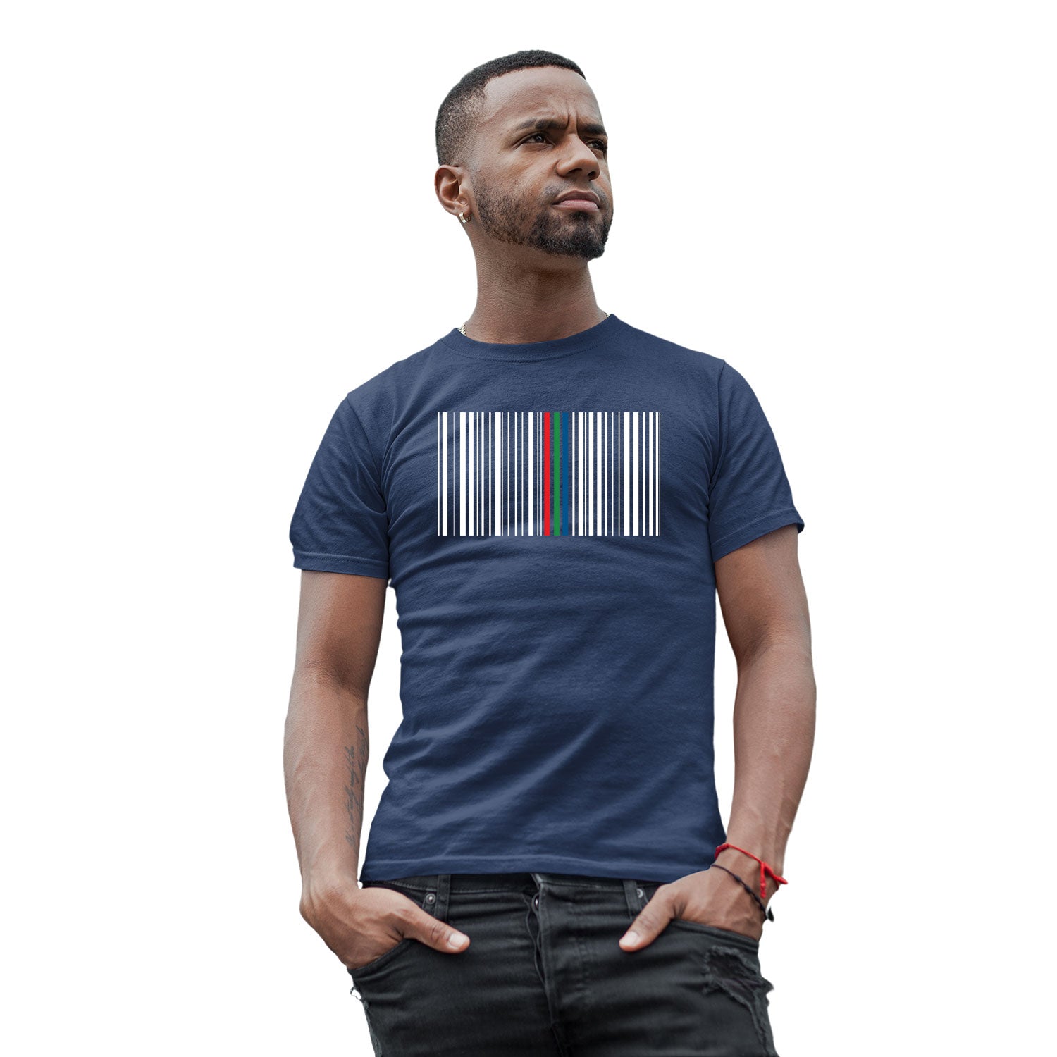 RGB Barcode Tantra Original Since 1997 – Unisex Cotton Tee Everyday Wear – Shipping Globally!