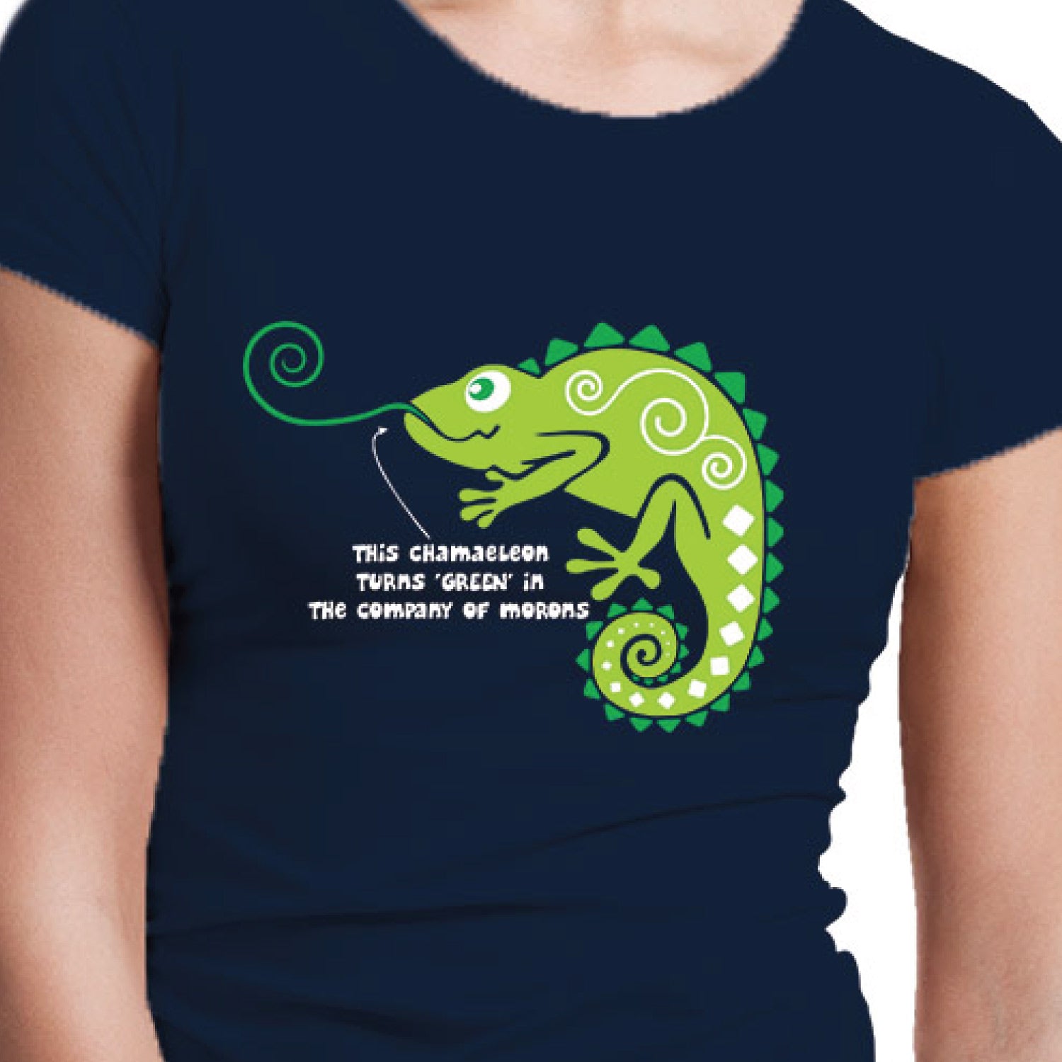 Tantra Lizard Moron Women’s Cotton T-Shirt Everyday Casual Wear Original Since 1997 Shipping Globally