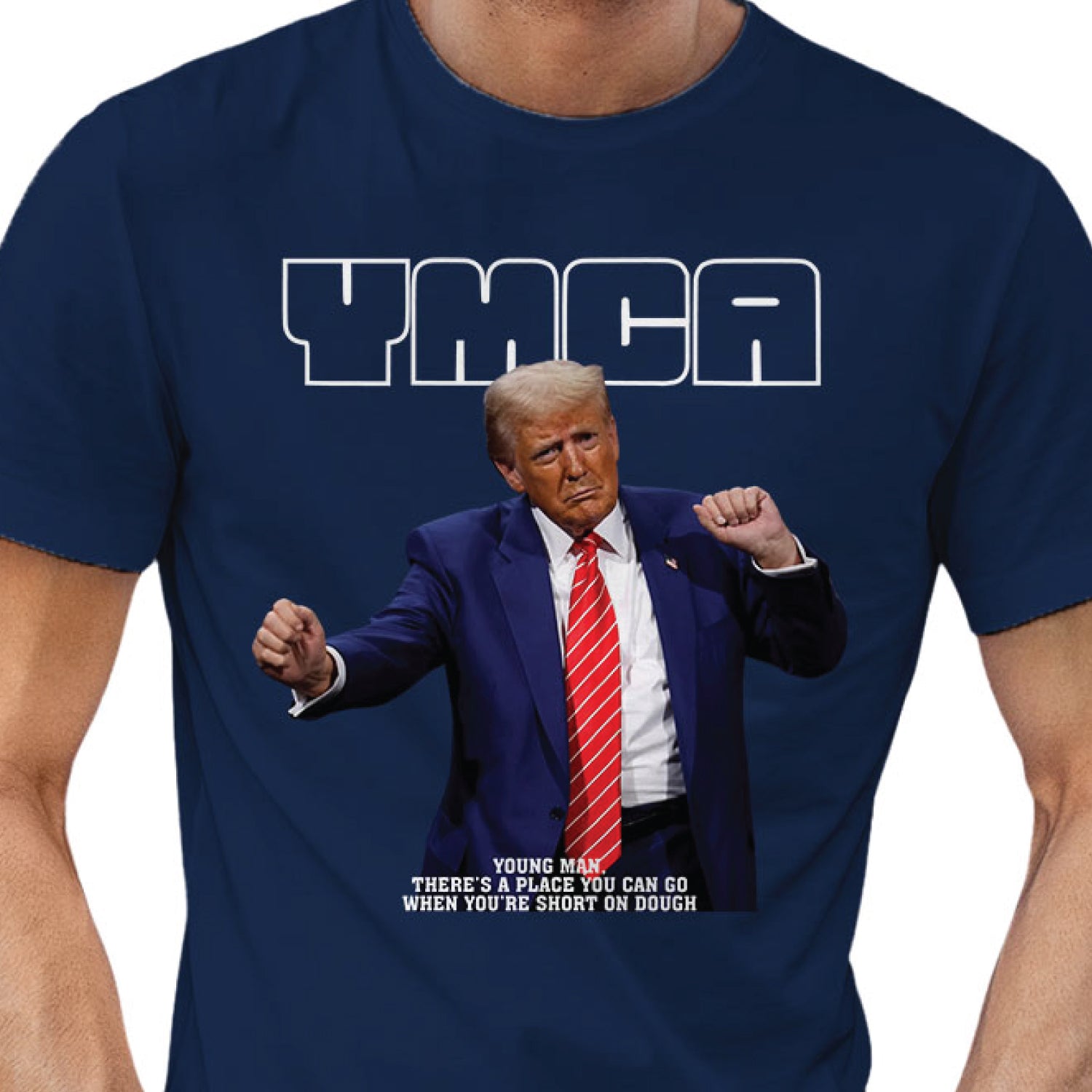 Tantra YMCA Trump Graphic Cotton Unisex T Shirt Casual Wear Original Since 1997 Shipping Globally