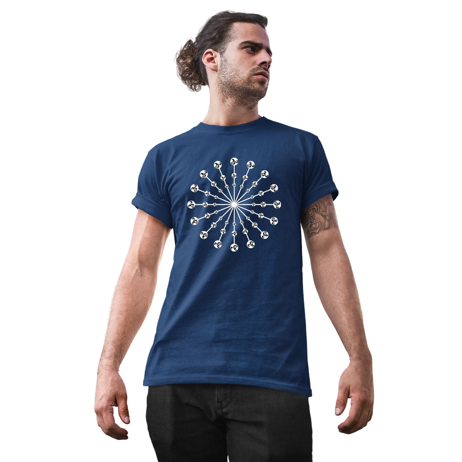 Radial Om – Tantra Original Since 1997 – Unisex Cotton Tee Everyday Wear – Shipping Globally!