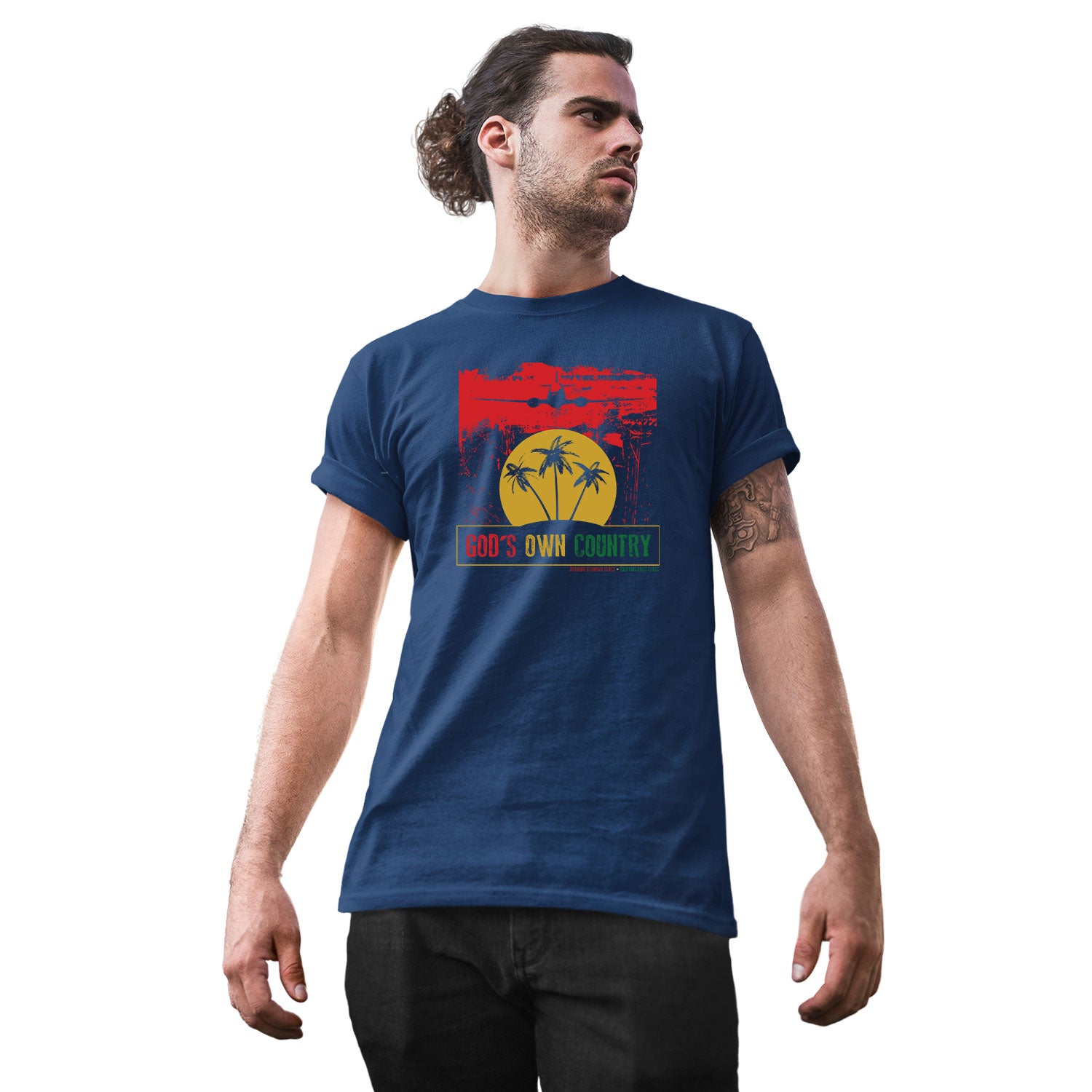 Tantra Gods Own Country Graphic Cotton Unisex T Shirt Travel Nature Print Casual Wear Original Since 1997
