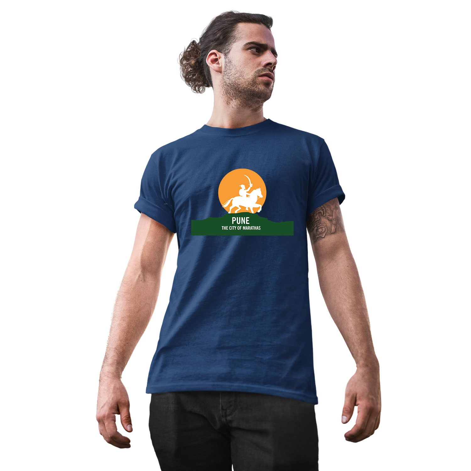 Tantra City of Marathas Pune Graphic Cotton Unisex T Shirt Everyday Casual Wear Original Since 1997