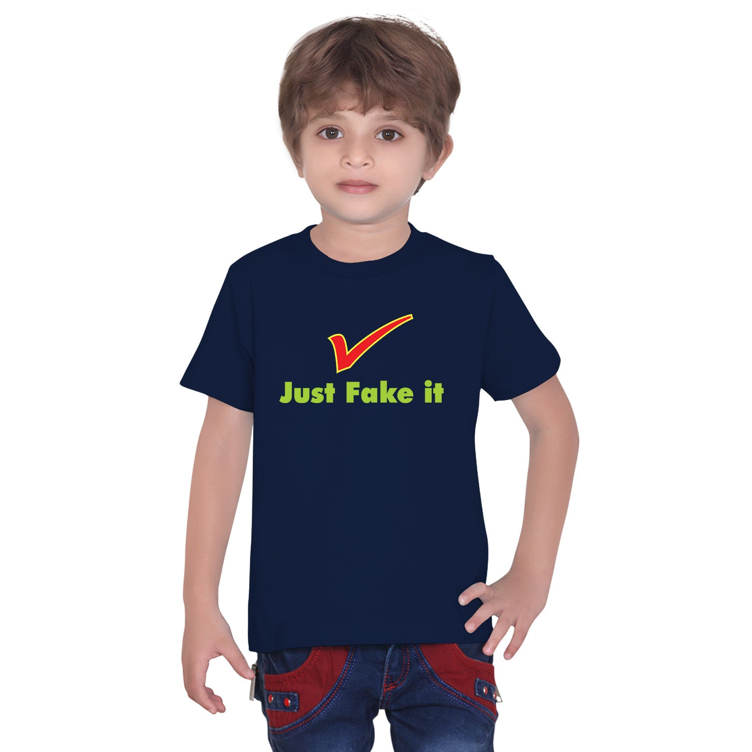 Tantra Fake It Kids Cotton T-Shirt Everyday Casual Wear Original Since 1997 Shipping Globally