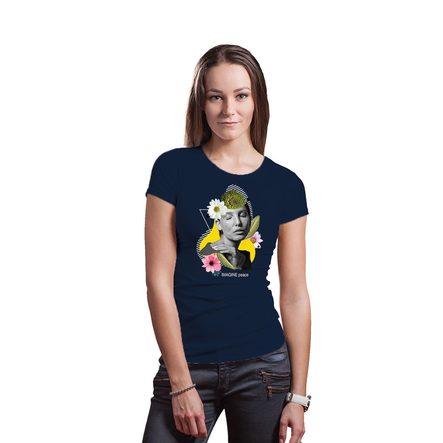 Imagine Peace Women’s Tee – Tantra Original Since 1997 Everyday Wear – Shipping Globally!