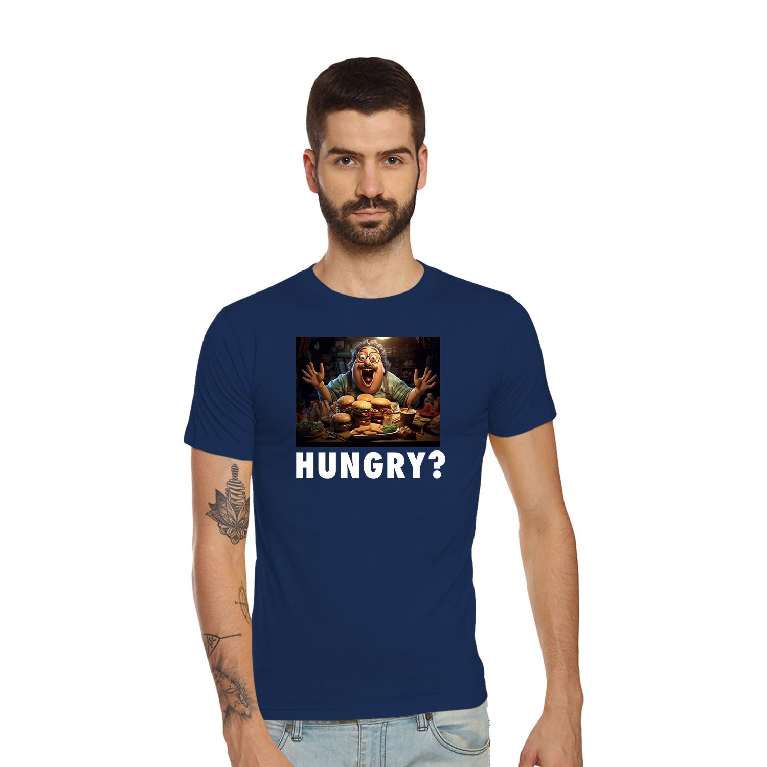 Hungry – Tantra Original Brand Since 1997 – Unisex Cotton Tee Everyday Wear - Shipping Globally!