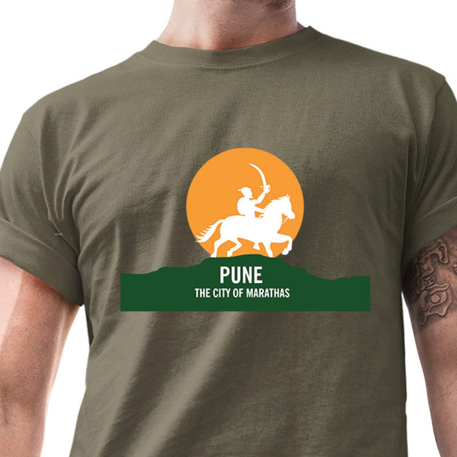 Tantra City of Marathas Pune Graphic Cotton Unisex T Shirt Everyday Casual Wear Original Since 1997