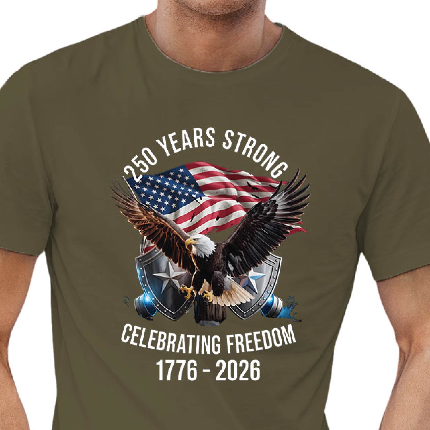 Tantra 250 Years Strong 1776-2026 Cotton Unisex T-Shirt Black Round Neck Everyday Casual Wear Original Since 1997 Shipping Globally