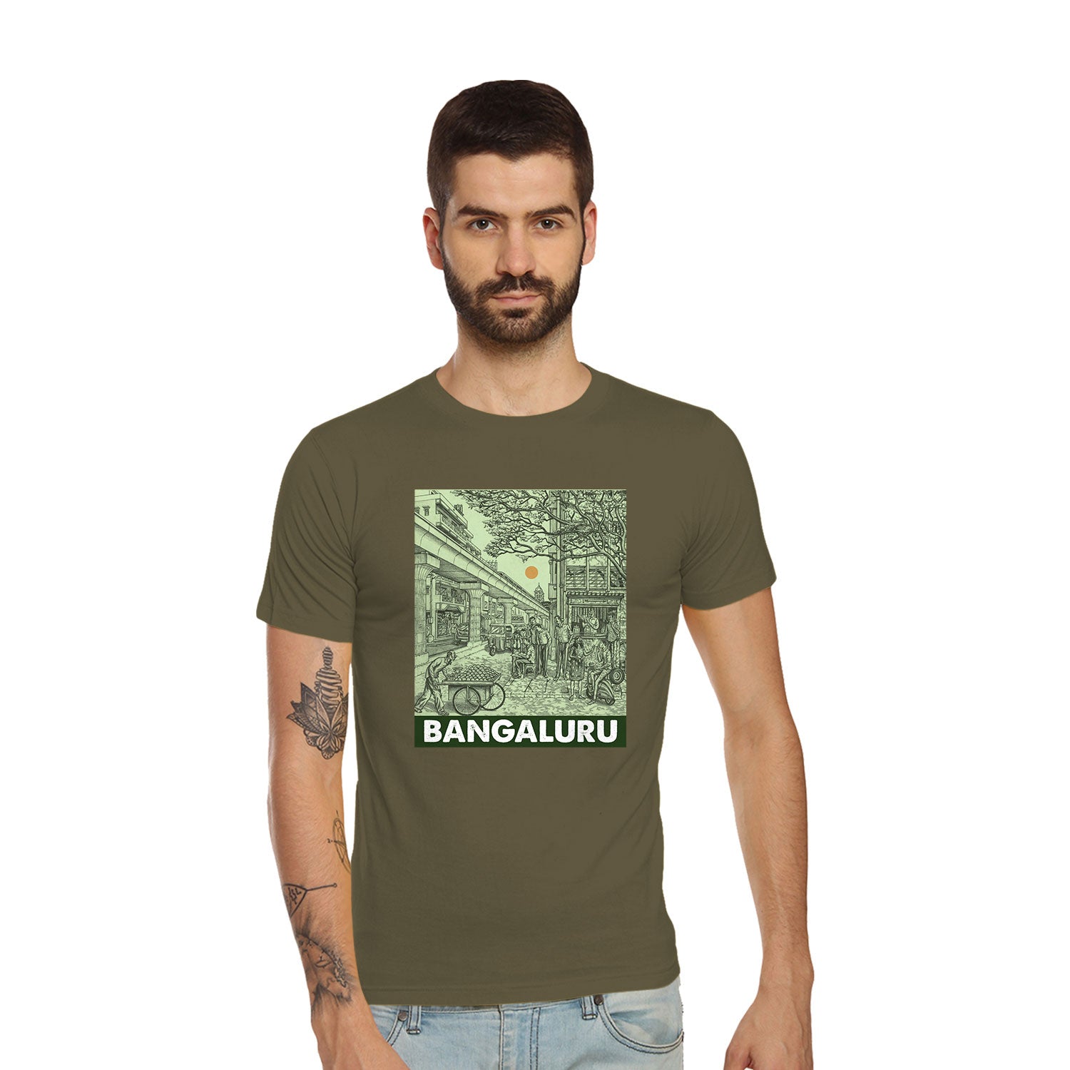 Tantra Bengaluru City Graphic Cotton Unisex T Shirt Everyday Casual Wear Original Since 1997