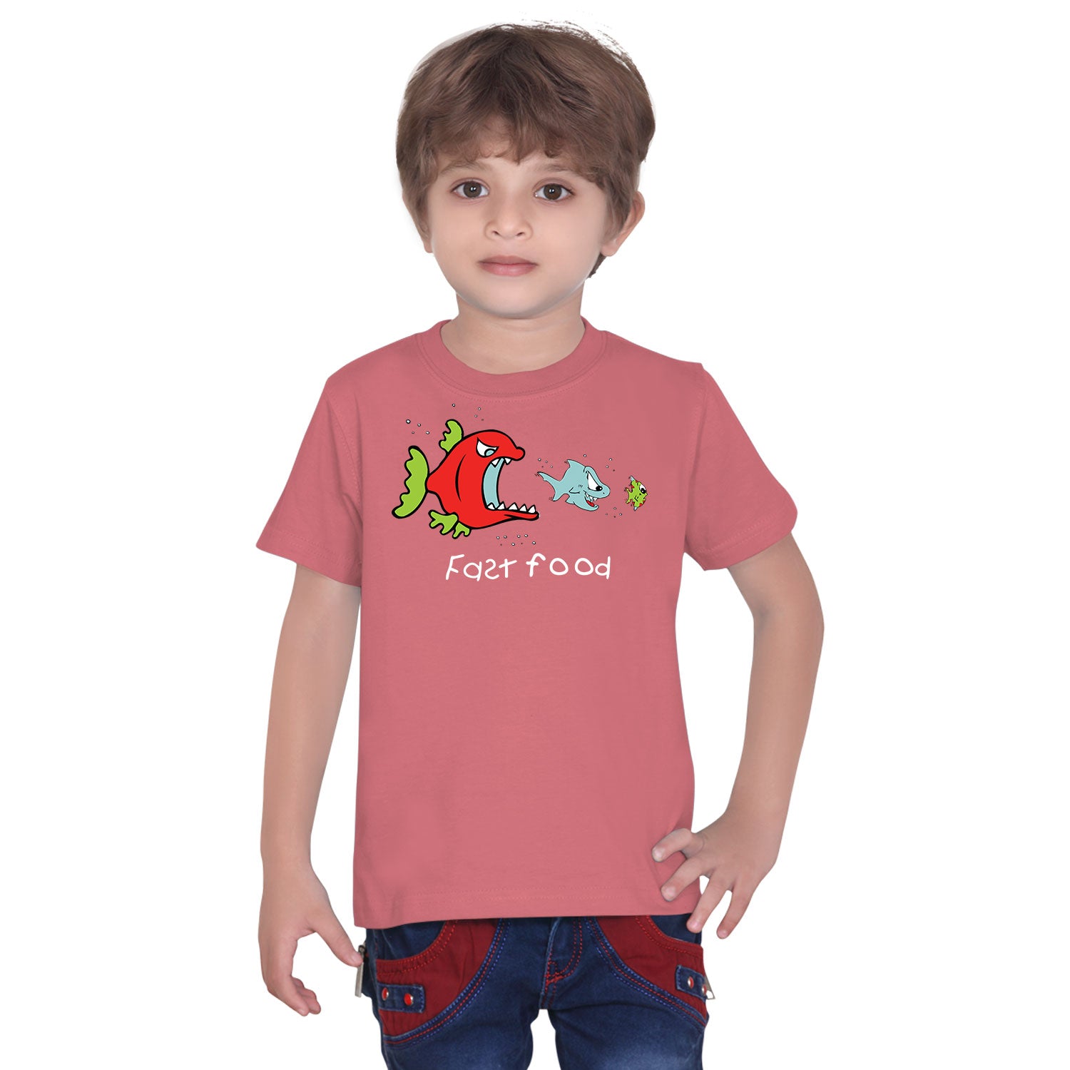 Fast Food - Tantra Original Since 1997 - Cotton Tee for Kids – Funny Cartoon Ocean Humor Tee - Shipping Globally!