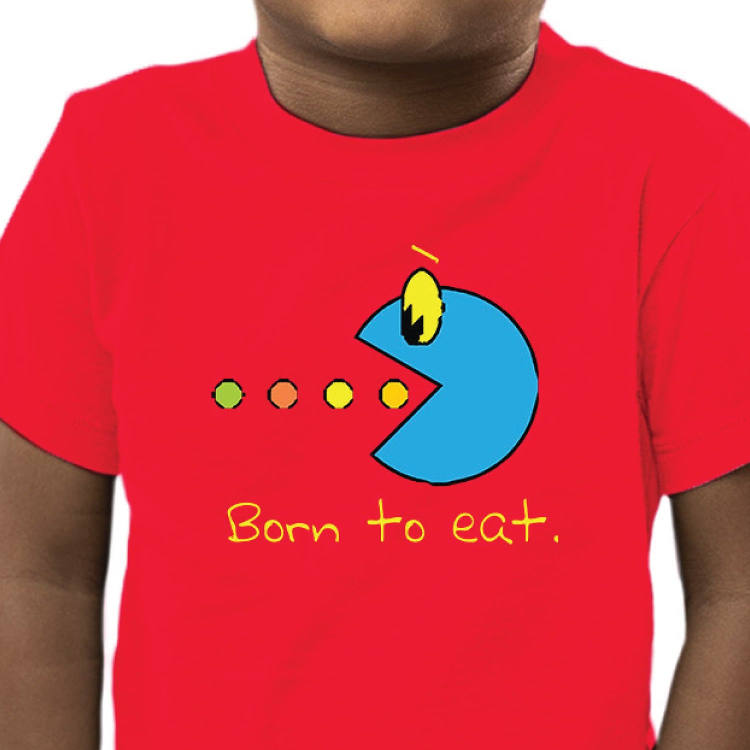 Born To Eat Kids Tee – Tantra Original Since 1997 – Cotton Tee Everyday Wear – Shipping Globally!